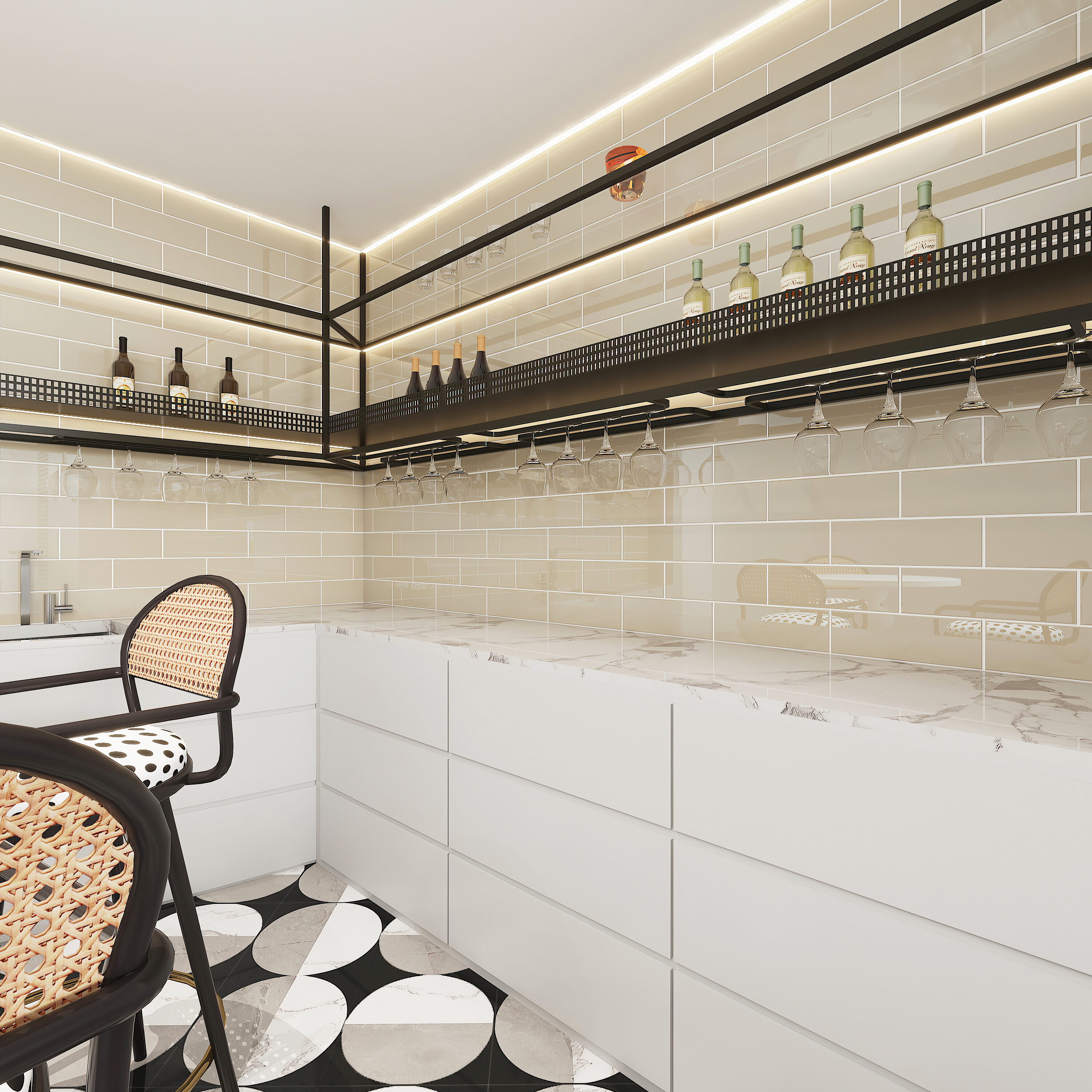 Giorbello (Sample) 4x12 glass subway tiles Light Taupe 4-in x 12-in Glossy Glass Brick Subway Wall Tile
