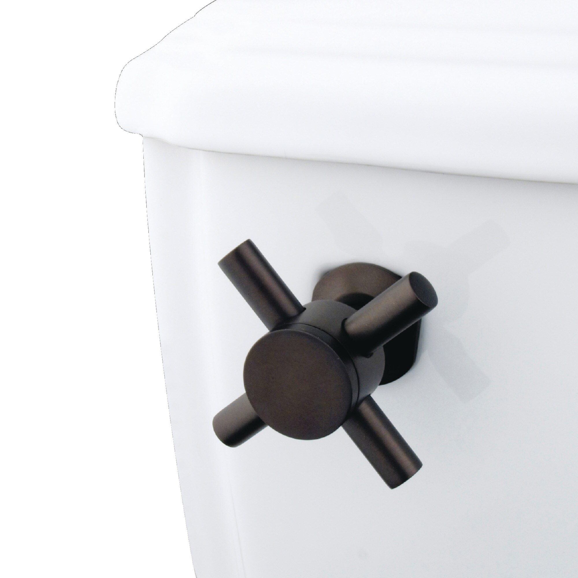Elements of Design EKTDX5 Concord 8-in Front Mount Oil-rubbed bronze Universal Fit Toilet lever