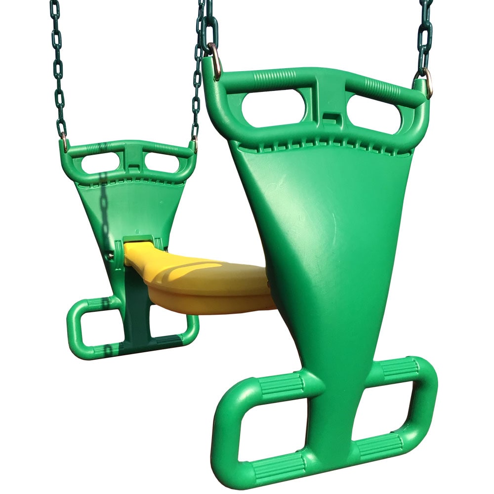 Creative Playthings AA911-342 Green Plastic Glider Swing