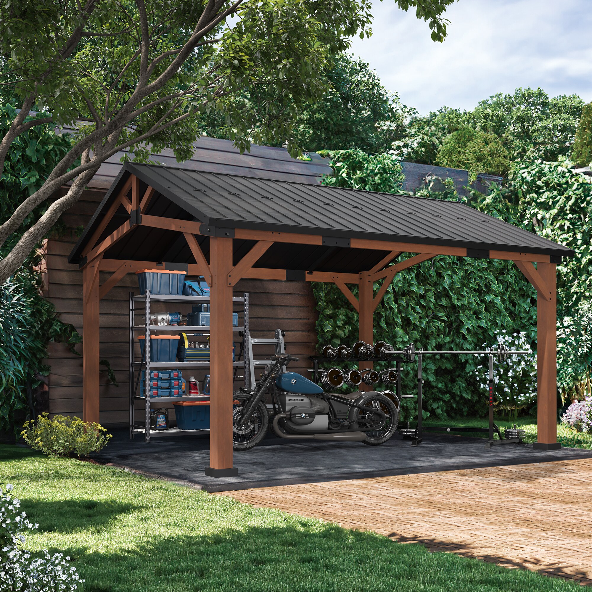 Yurevna TL-015-1ALS Wood-Resin-Gazebos - View #9