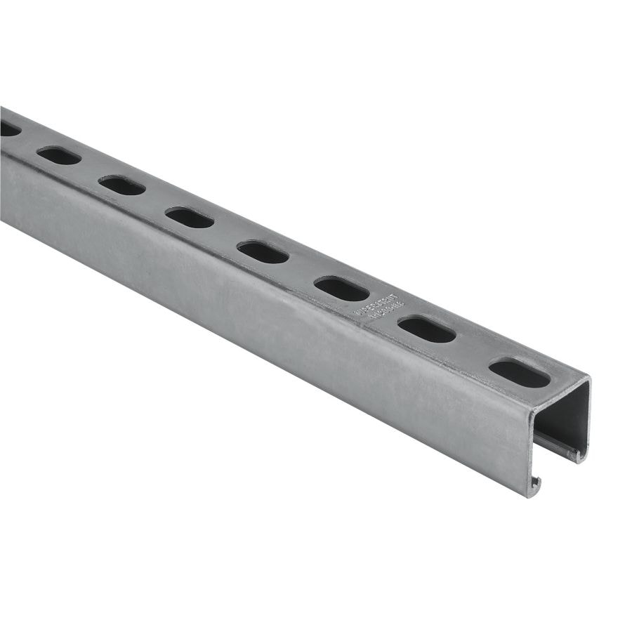 Superstrut ZA12HS10PG 10-ft 12 -Gauge Pre-galvanized Half slot channel Strut