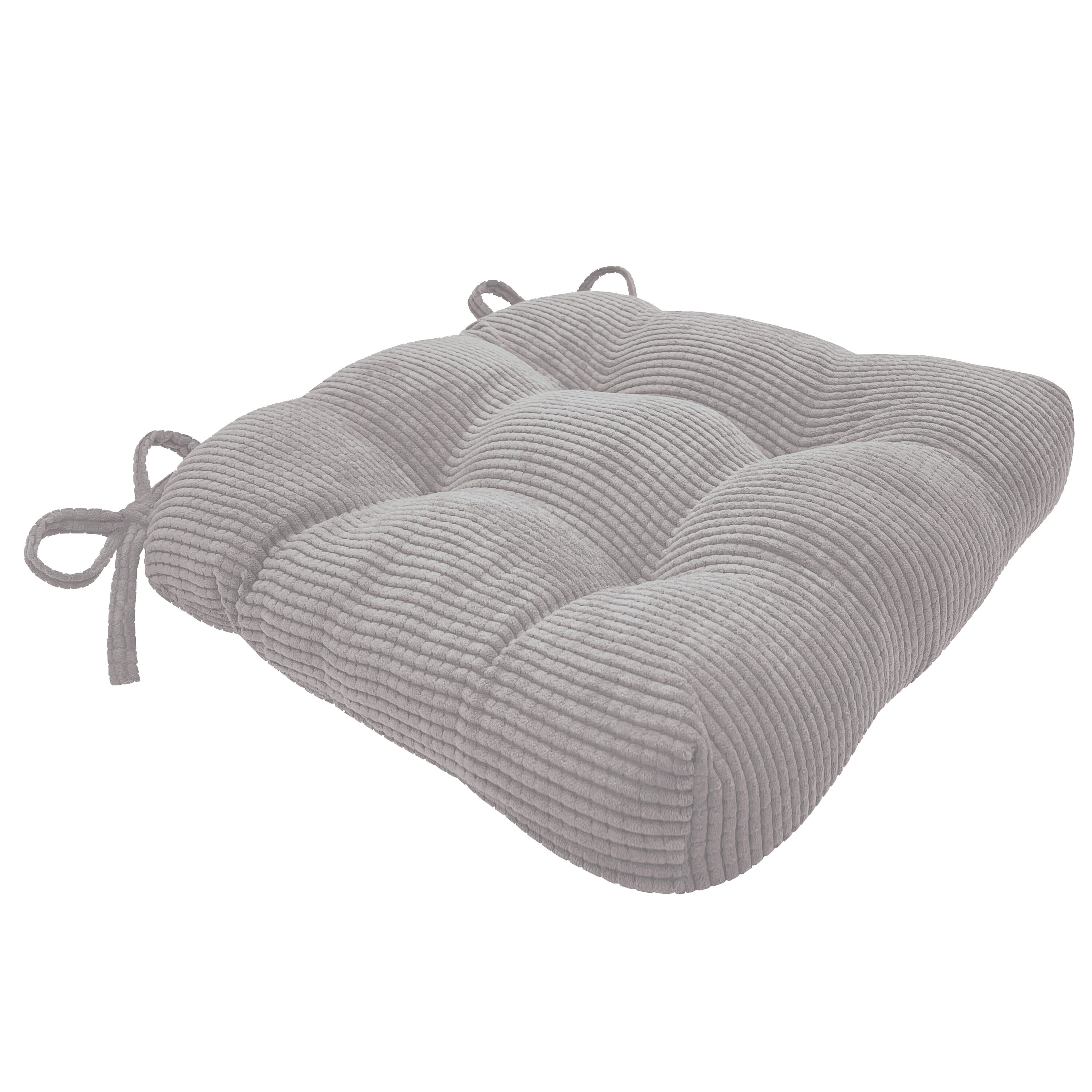 Achim JKCHPDGY14 Jackson Grey Solid Chair Cushion