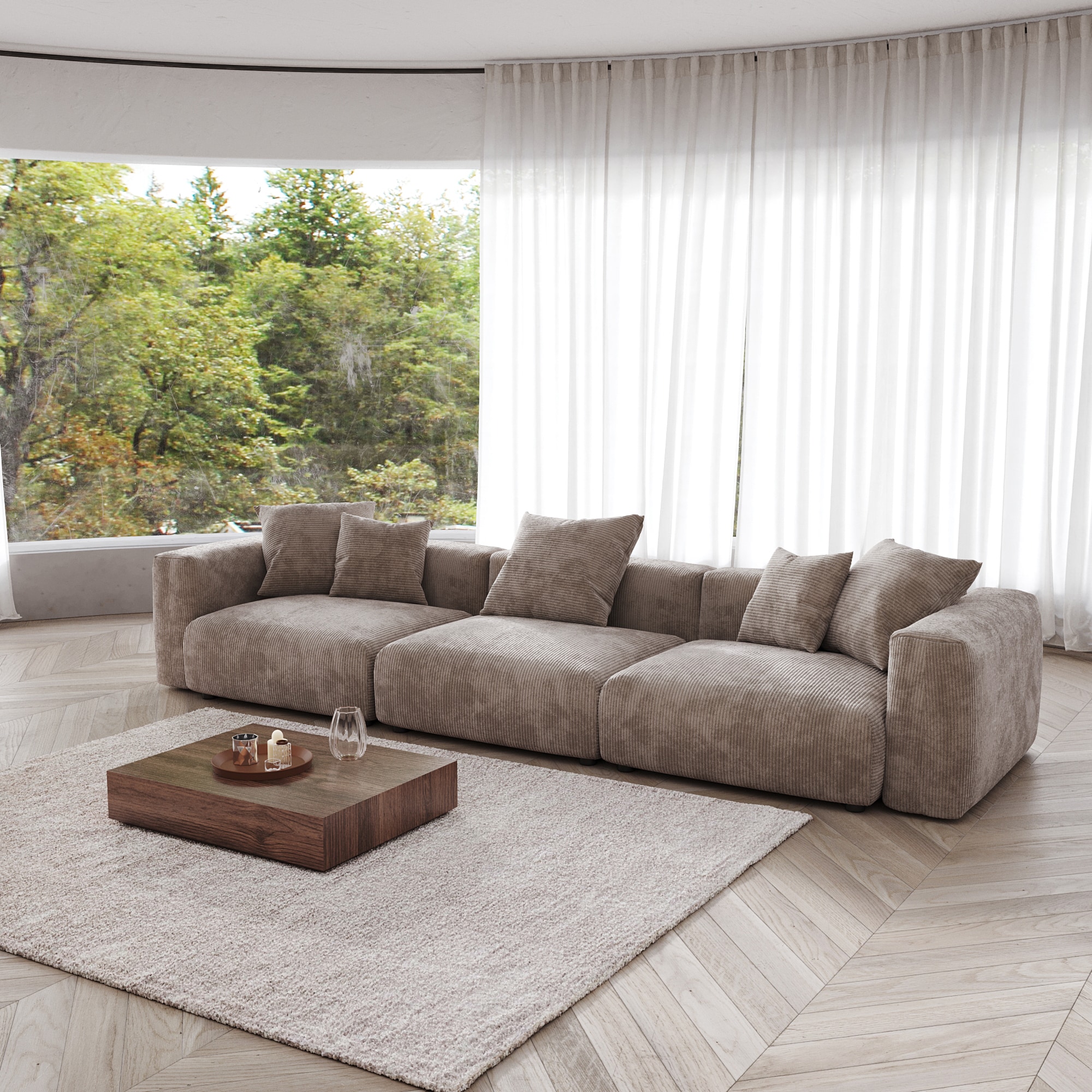 BuotiqHom DH-S3-126BR Sofas-Loveseats - View #3