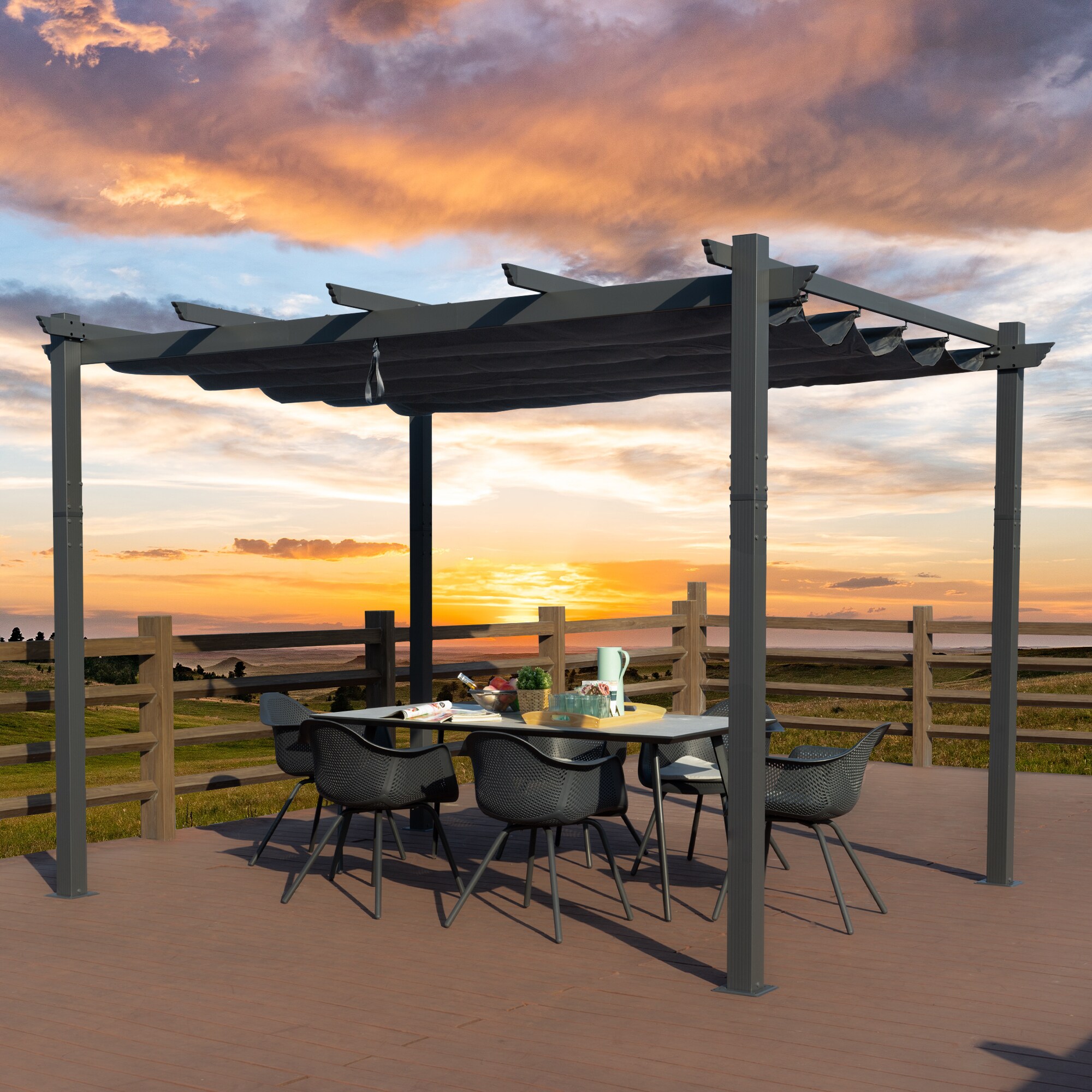 Kozyard KZMPG1013GRA Pergolas-2 - View #2