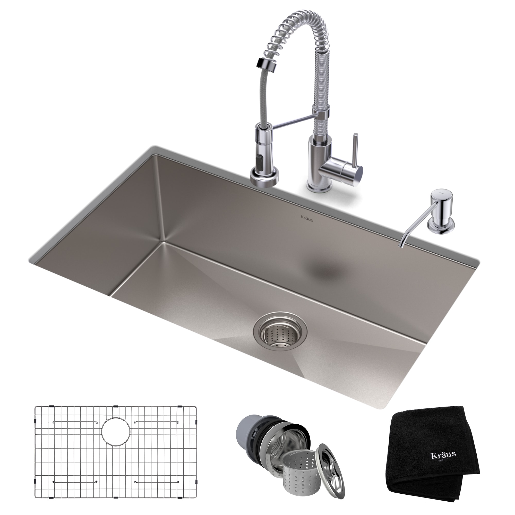 Kraus KHU100-30-1610-53CH Kitchen-Sinks - View #12