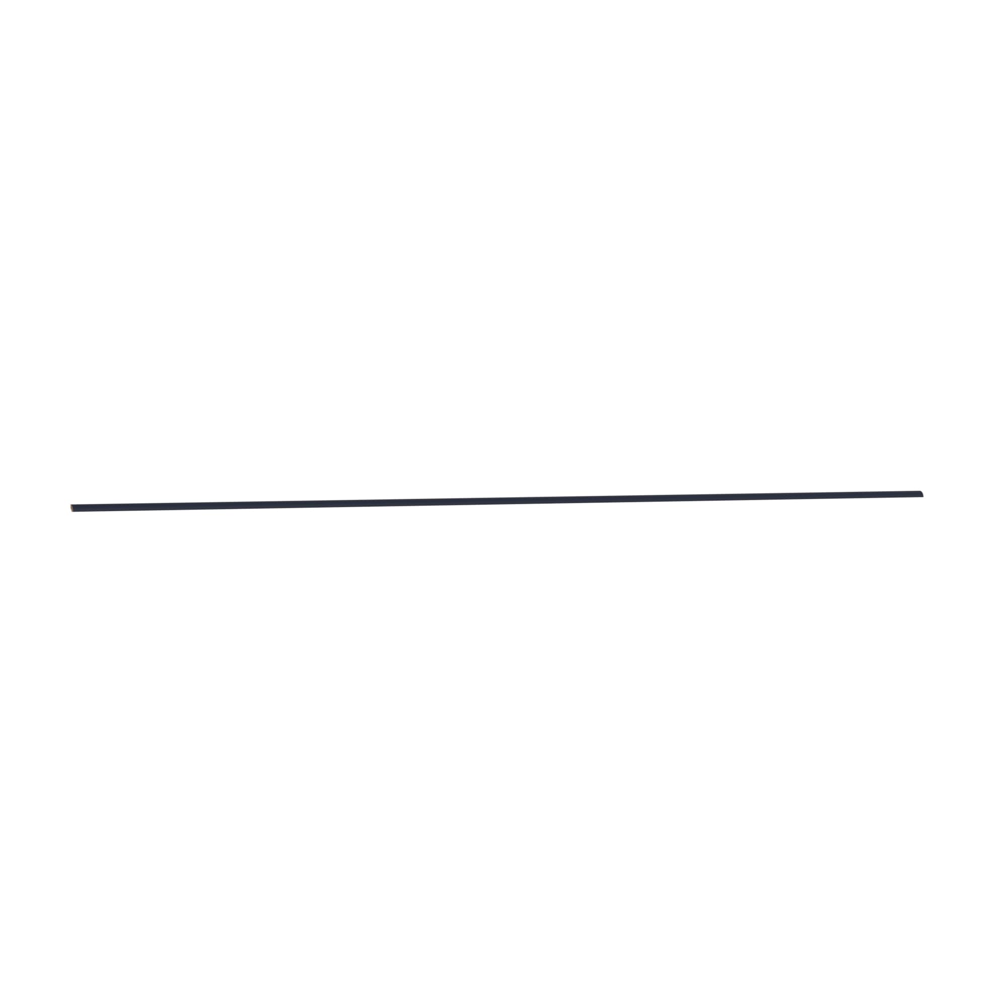 KraftMaid Momentum QR8G77 Deveron Cabinet Quarter Round Moulding 96-in W x 0.6875-in H x 0.6875-in D Midnight Painted