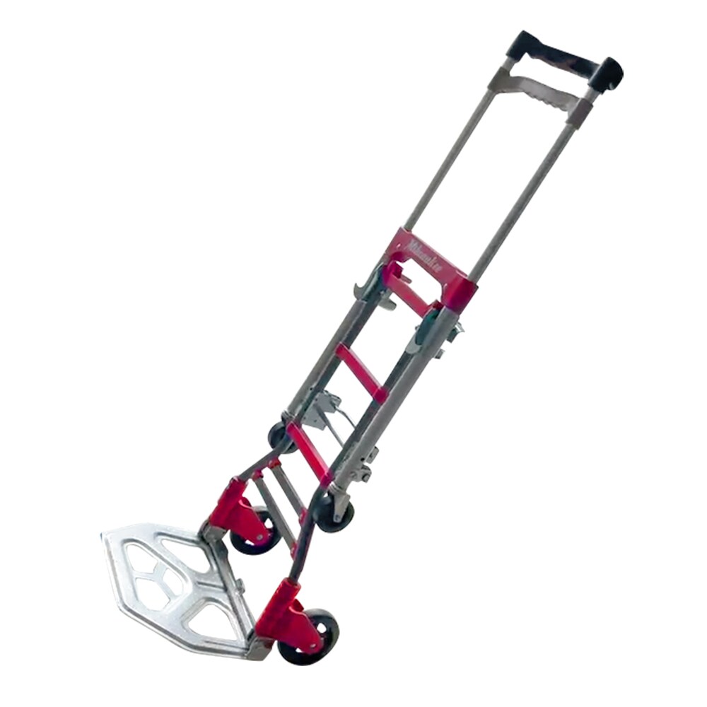 Milwaukee 150-lb Capacity 4-Wheel Multiple Colors/Finishes Aluminum Convertible Hand Truck