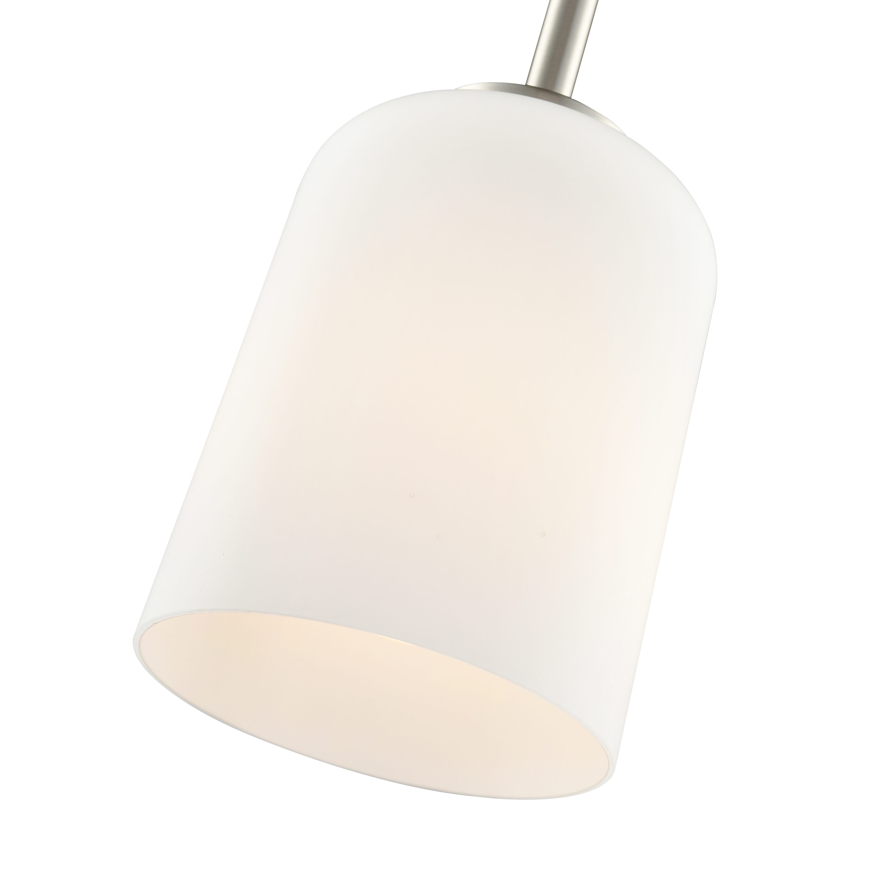Millennium Lighting Laphia 1 -Light Brushed Nickel Traditional Etched glass Dome Small Hanging Pendant Light