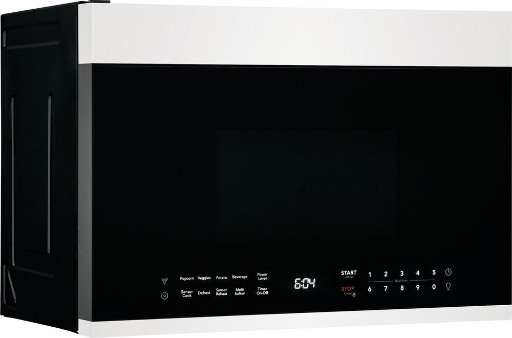 Frigidaire 1.4-cu ft 1000-Watt Over-the-Range Microwave with Sensor Cooking  (White) in the Over-the-Range Microwaves department at