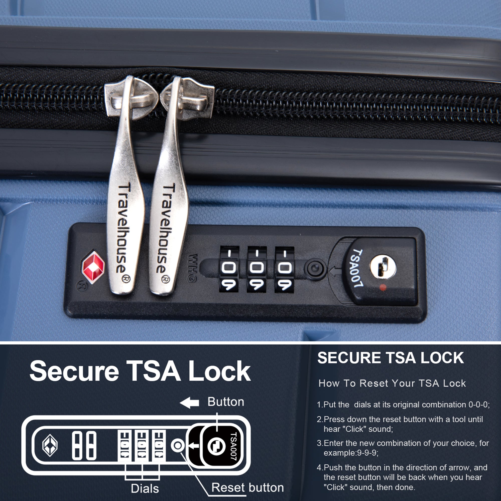SINOFURN SYD9400008BL Luggage-And-Luggage-Sets - View #6