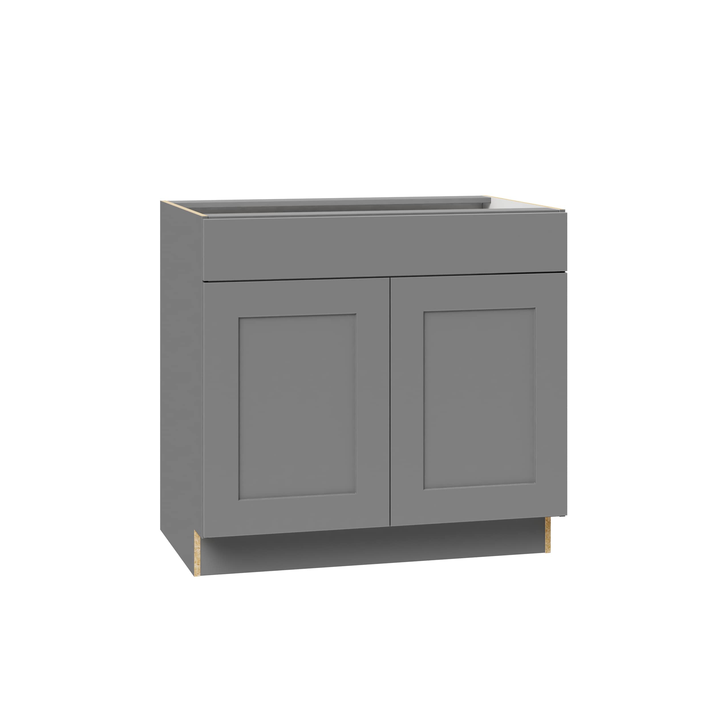 Hugo&Borg Laval 36-in W x 34.5-in H x 24.75-in D Laval Gray Door and ...