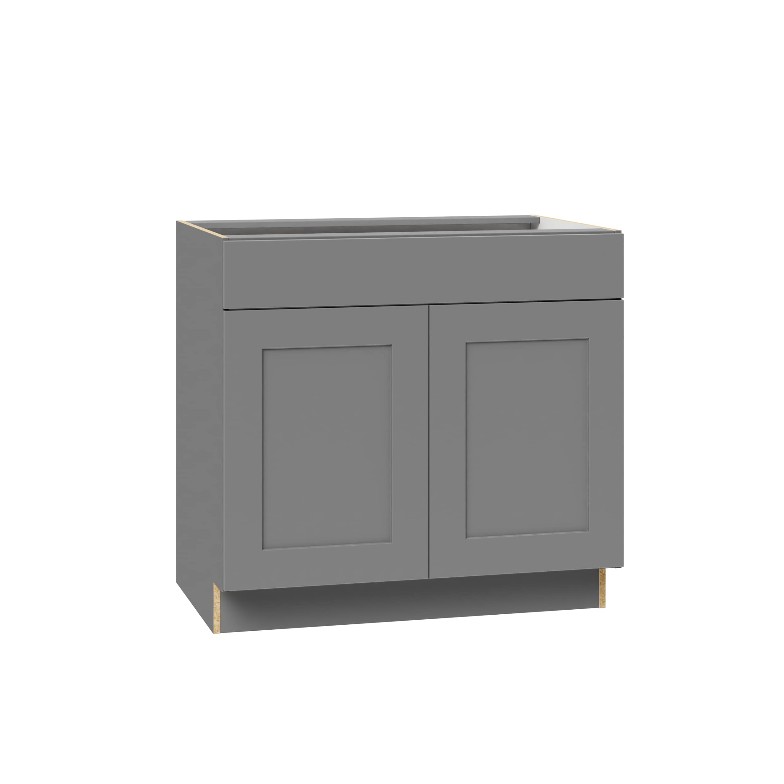 Hugo&Borg Laval 36-in W x 34.5-in H x 24.75-in D Laval Gray Painted ...