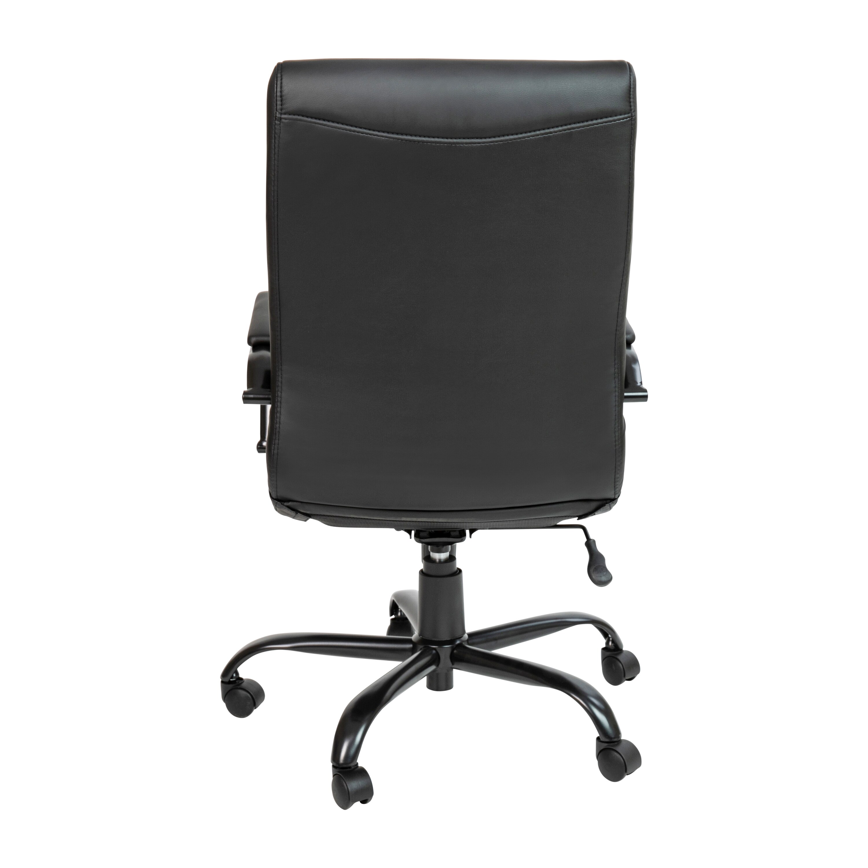 Flash Furniture Whitney Black Leathersoft/Black Frame