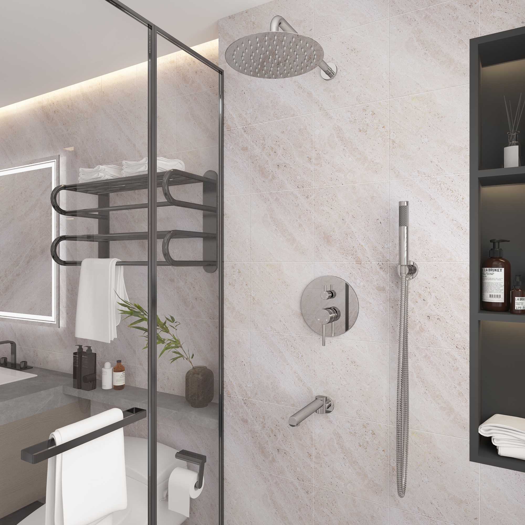 Clihome CHMS-16ORB-A3806 Showerhead-Bar-Panels - View #9