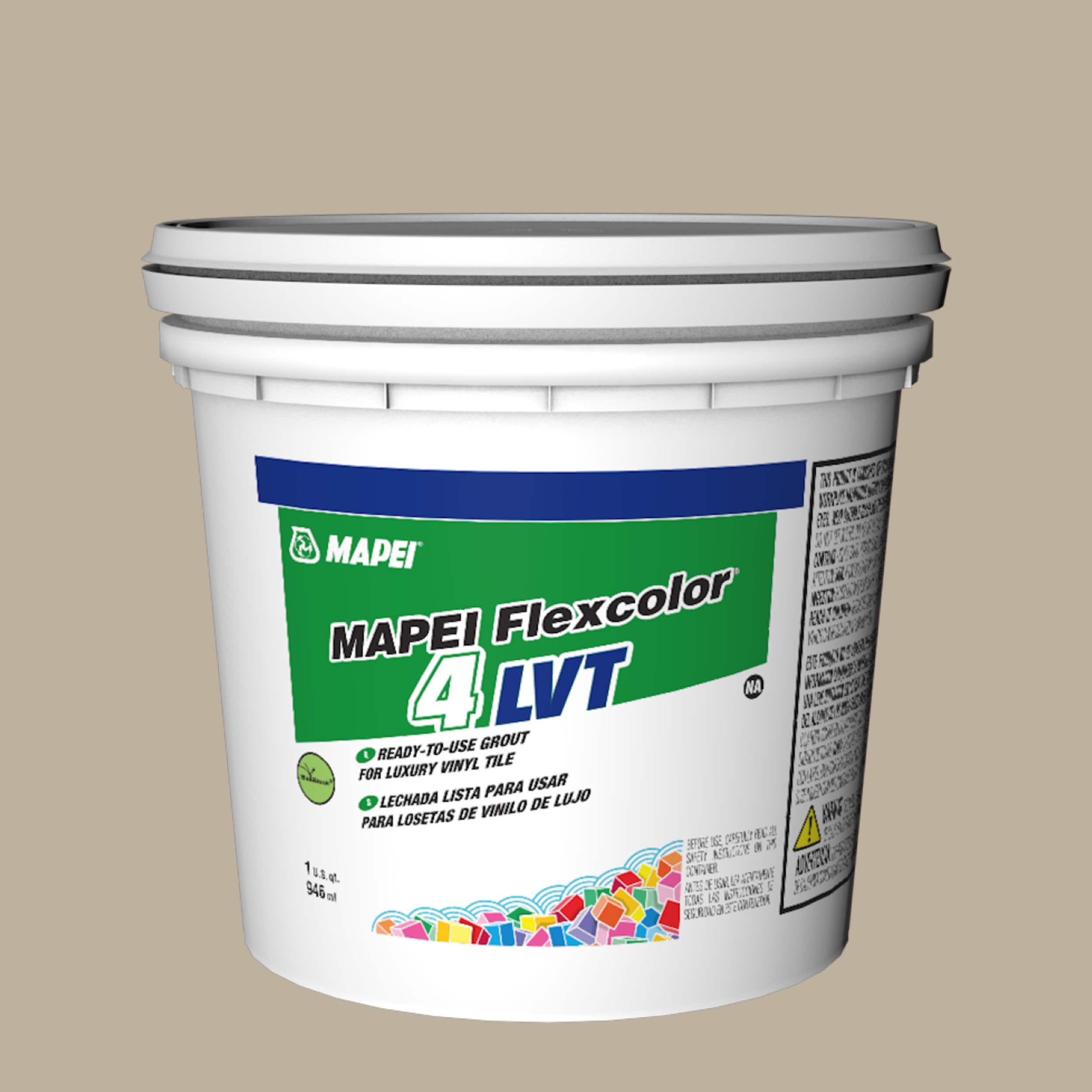 MAPEI 4KH503926 Flexcolor LVT Ivory #5039 Sanded Acrylic Premix Grout (1-Quart)