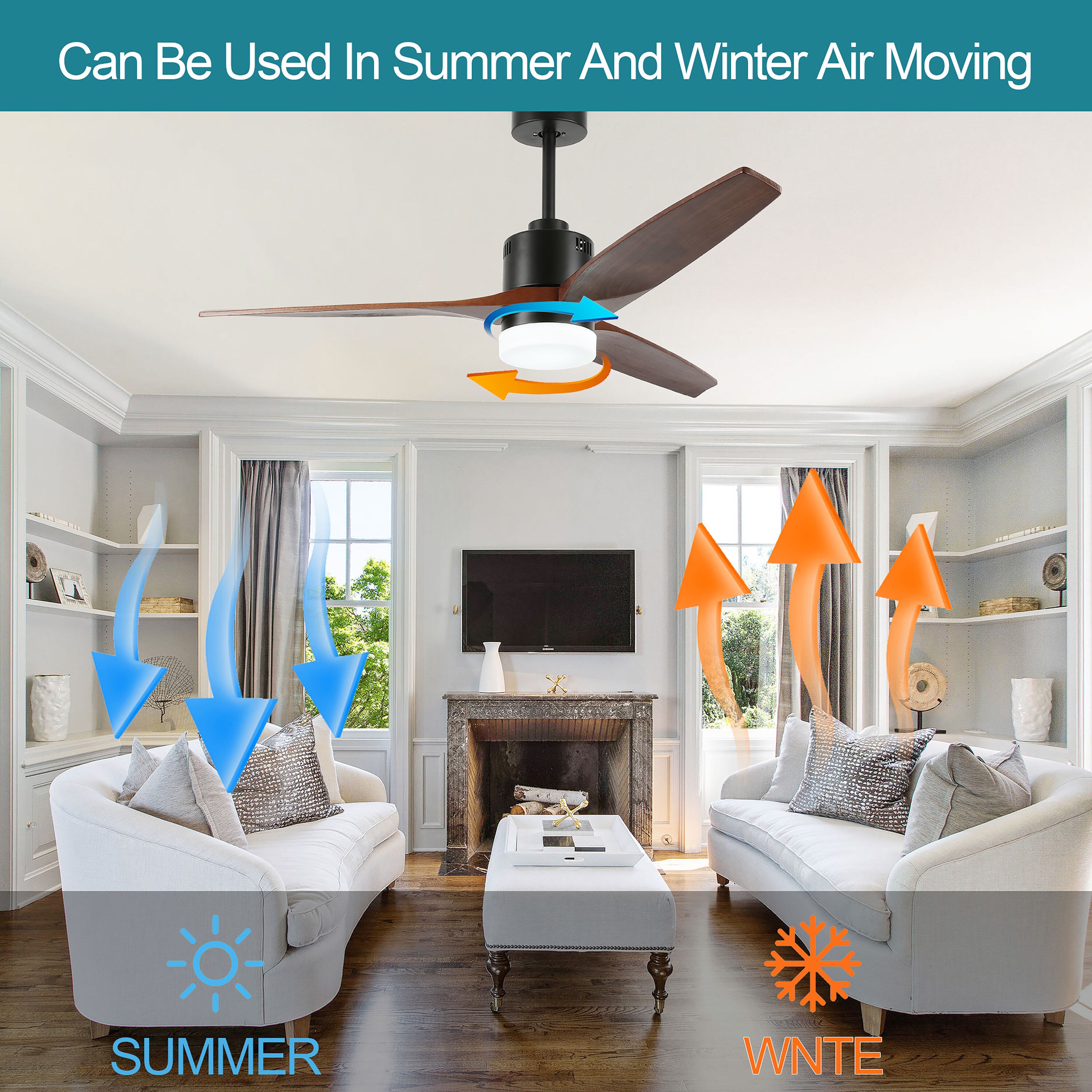 Cusp Barn DC5208 Ceiling-Fans - View #3