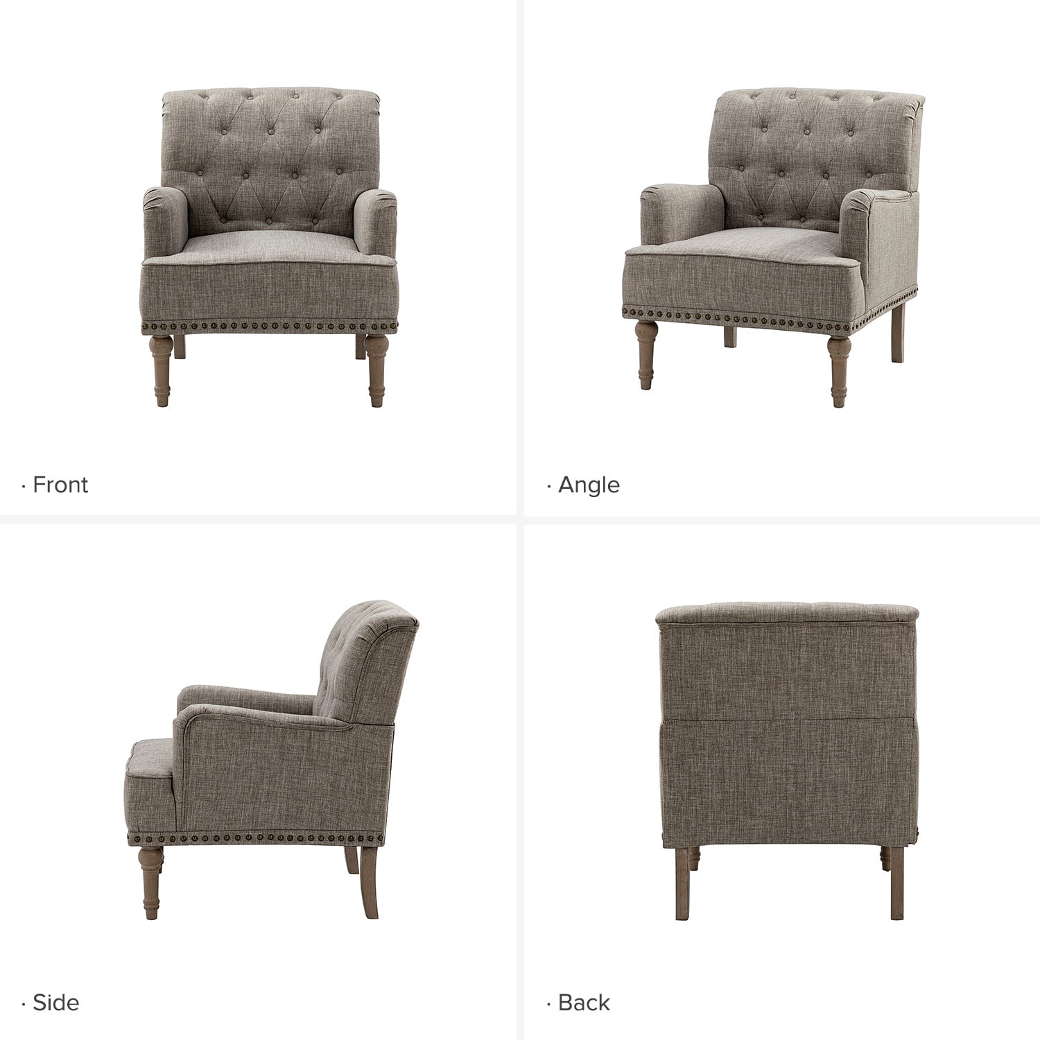 14 Karat Home CHM0384-GREY chairs - View #6