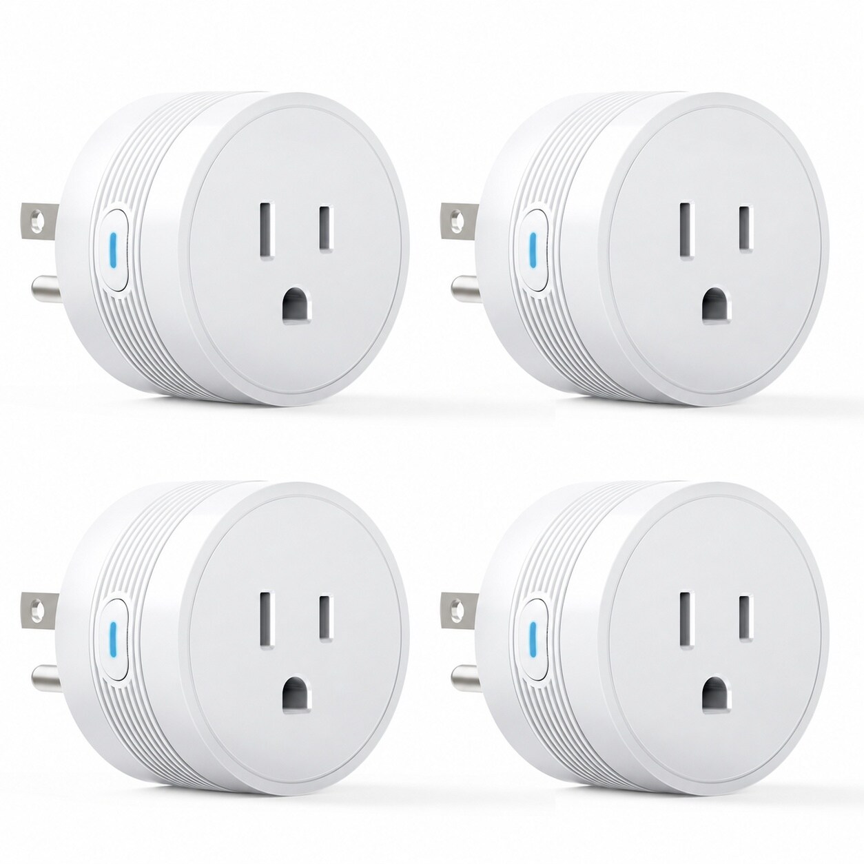 Phewnyzo  Smart Plug 15A WiFi Bluetooth Indoor Outlet Voice Control Remote Timer Works with Alexa Google 2 Point 4 GHz No Hub 1 Pack