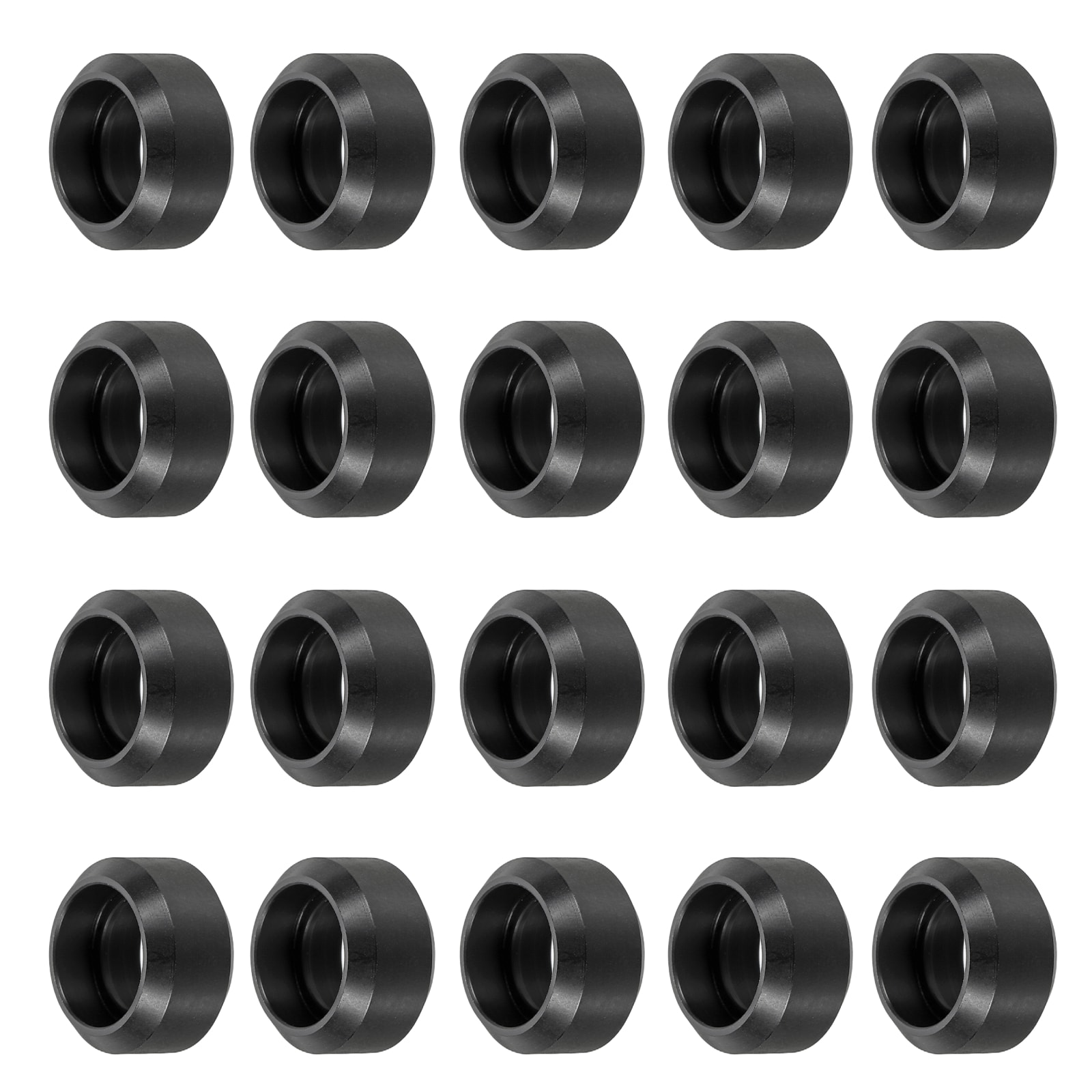 Unique Bargains 20pcs 3D Printer Wheels Small Slot POM Pulley Wheels High-Speed Gantry Wheel for 3D Printer CNC Machine Black-10mm #S26051500UX8252