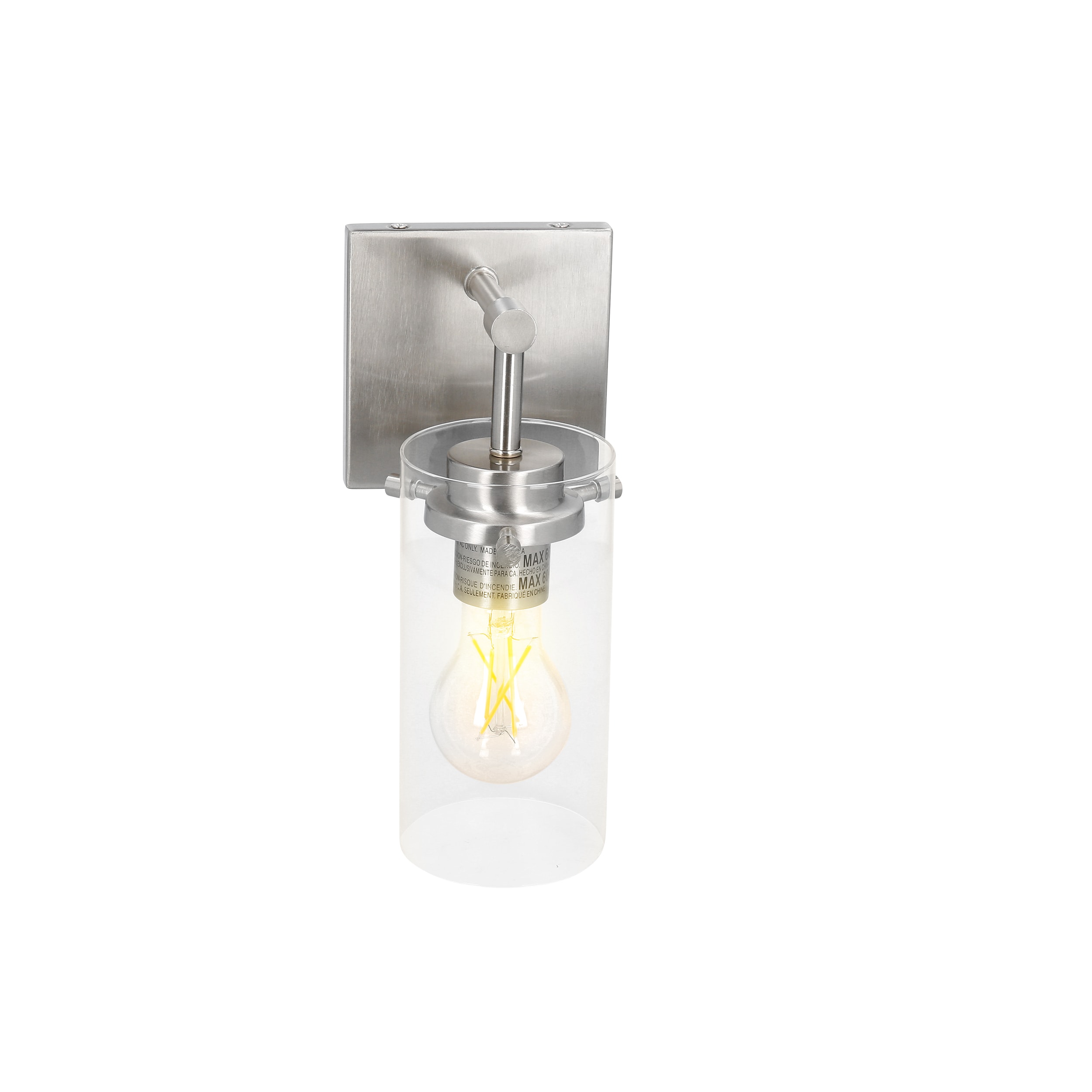 GE 93130440 Mentor 5.2-in 1 -Light Brushed Nickel Modern/contemporary Vanity light