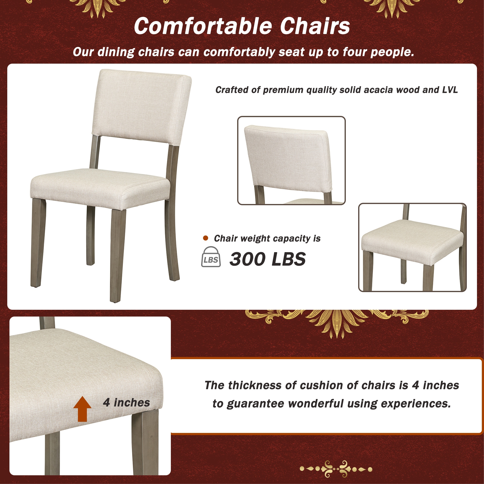 BABOOM BOM-0079AAD-OR Dining-Sets - View #8