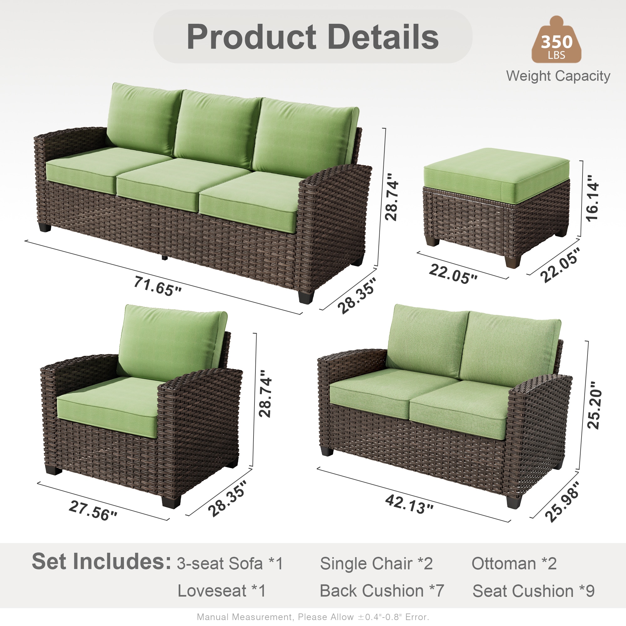 Caodoc L5-PRS902-1 Patio-Sofas-Daybeds - View #6