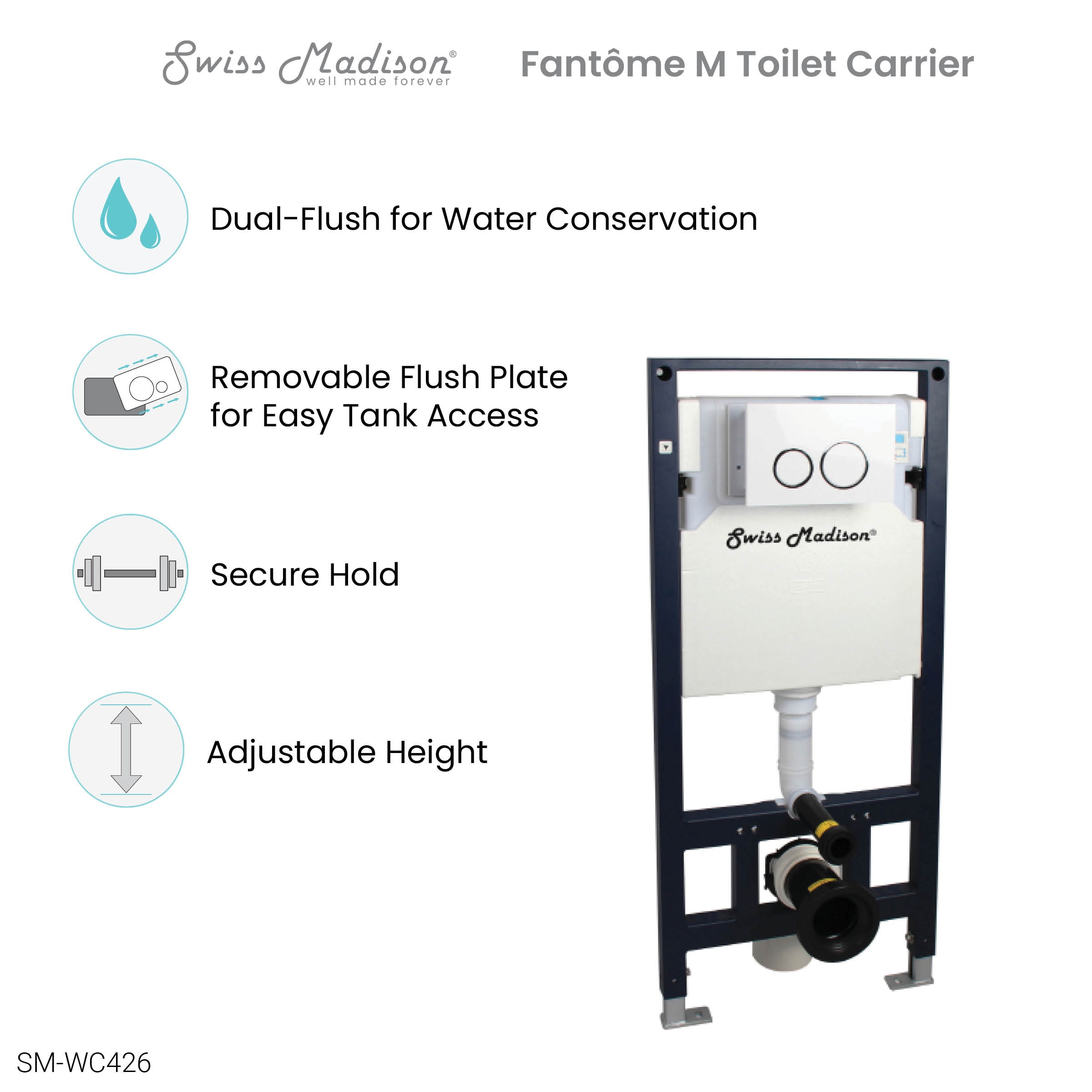 Swiss Madison SM-WC426 Toilet-Tanks - View #2