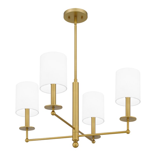 Quoizel Ardsley 4 Light Aged Brass Traditional Chandelier In The Chandeliers Department At Com Light Aged Brass Traditional Chandelier, Ealga 12 Arm Chandelier