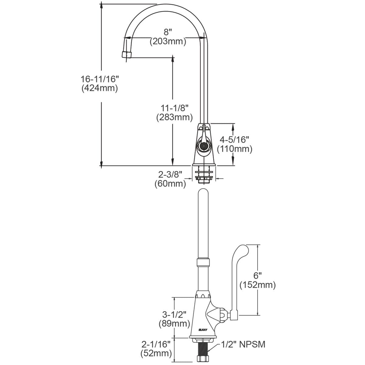 Elkay LK535GN08T6 Kitchen-Faucets - View #3