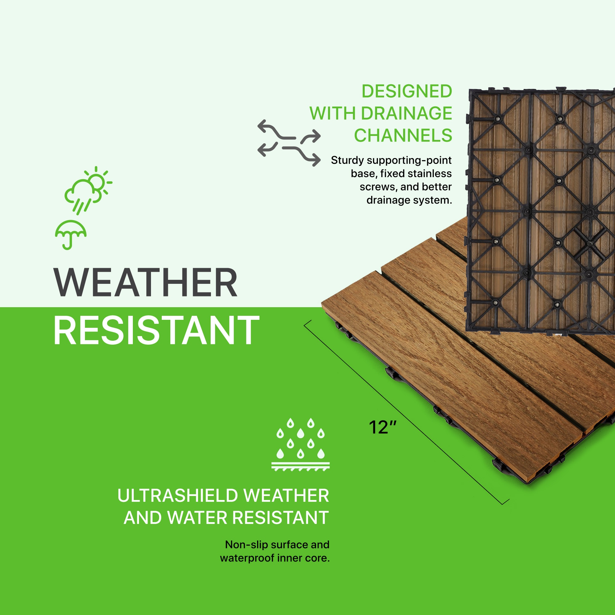 NewTechWood US-QD-ZX-TK Deck-Tiles - View #7