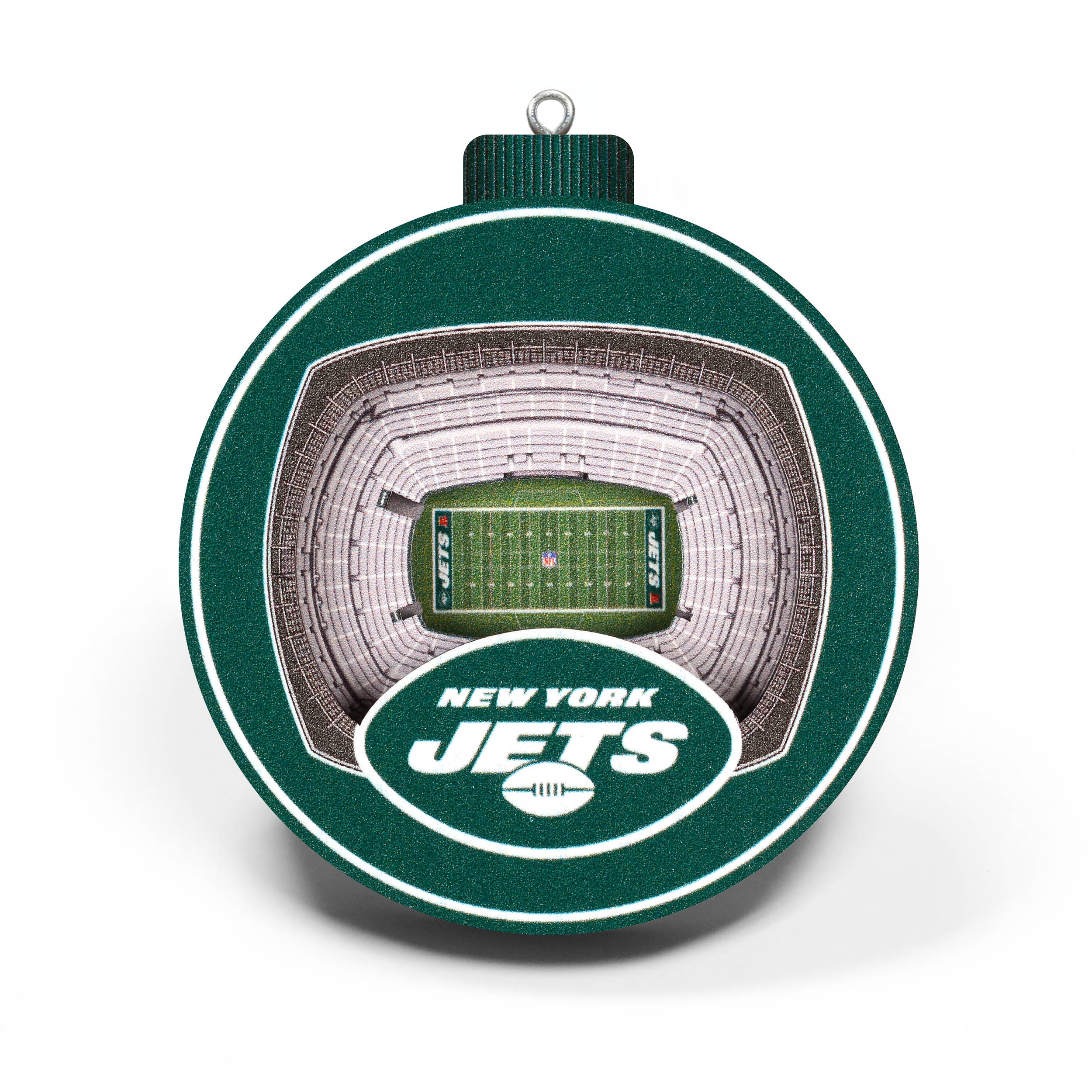 StadiumViews New York Jets Multiple Colors/Finishes Sports Indoor Ornament  Shatterproof