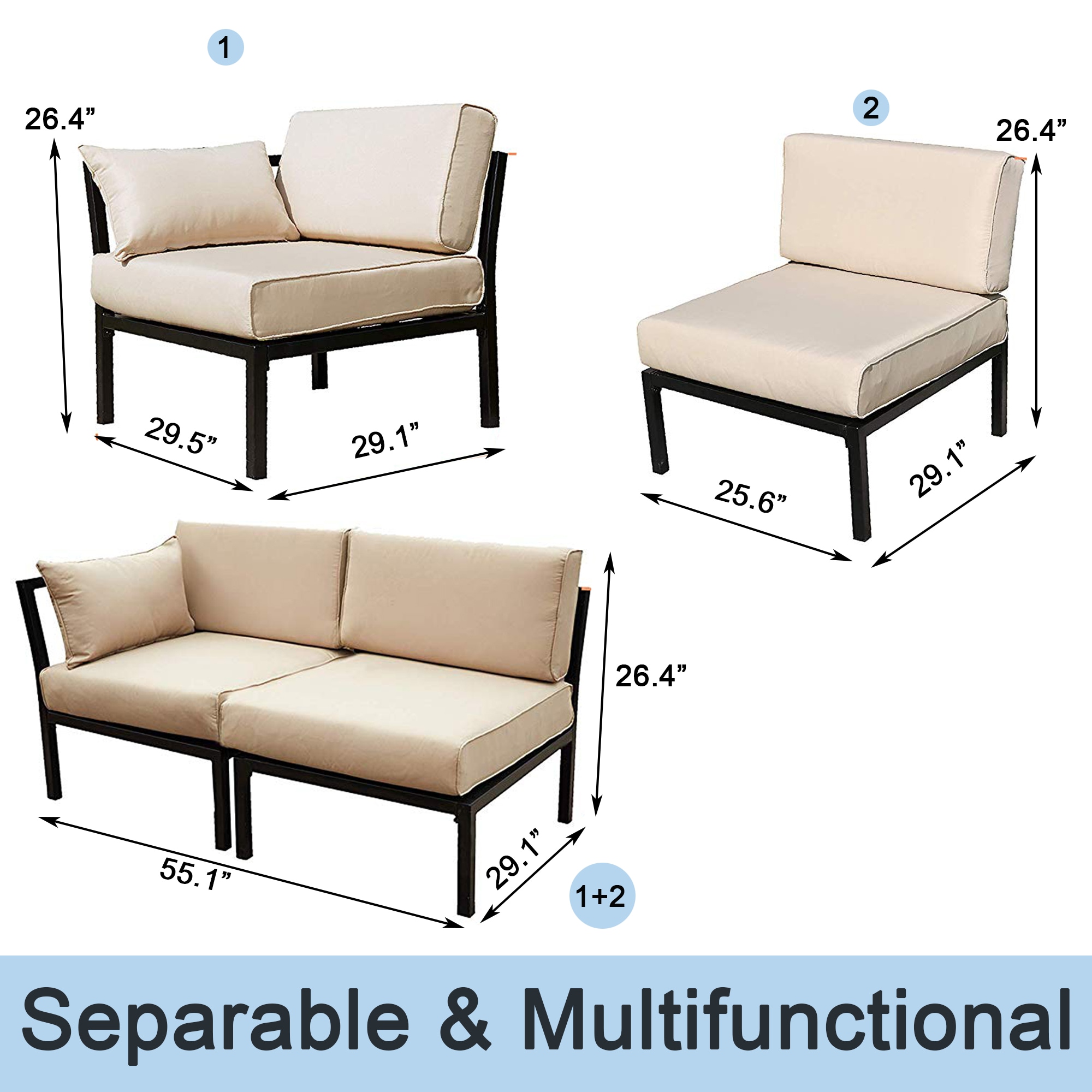Top Home Space TP00519-K Patio-Sofas-Daybeds - View #6