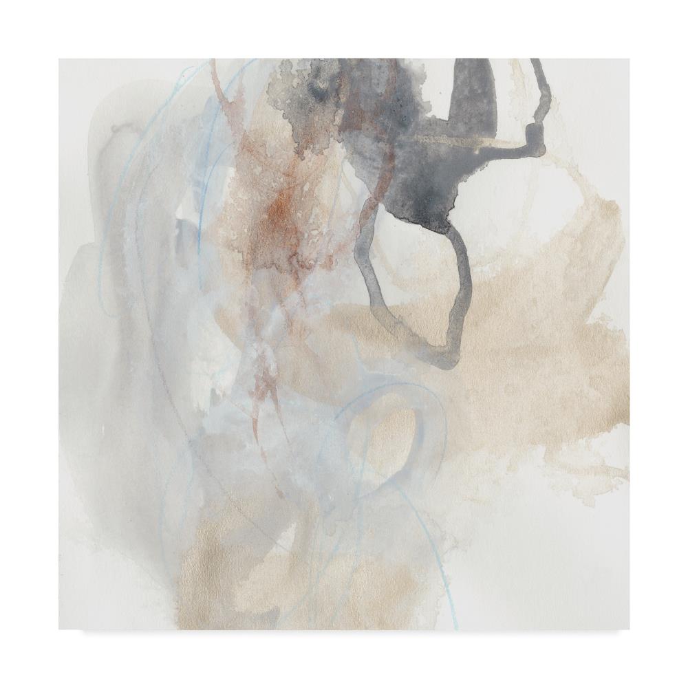 Trademark Fine Art WAG06931-C1818GG Framed 18-in H x 18-in W Abstract Print on Canvas