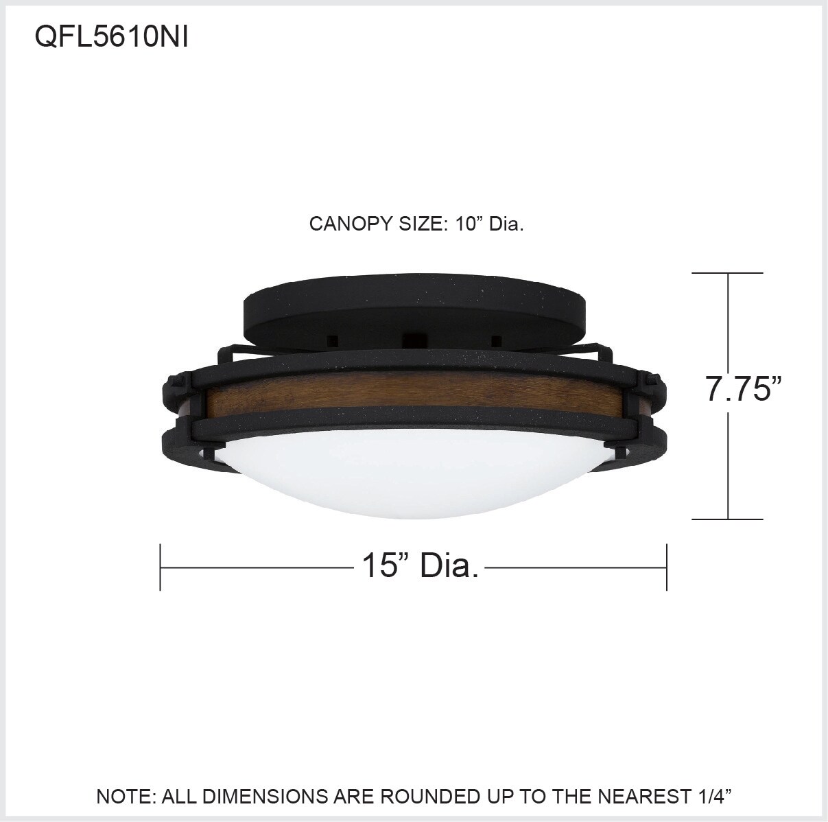 Quoizel QFL5610NI flushmounts - View #5