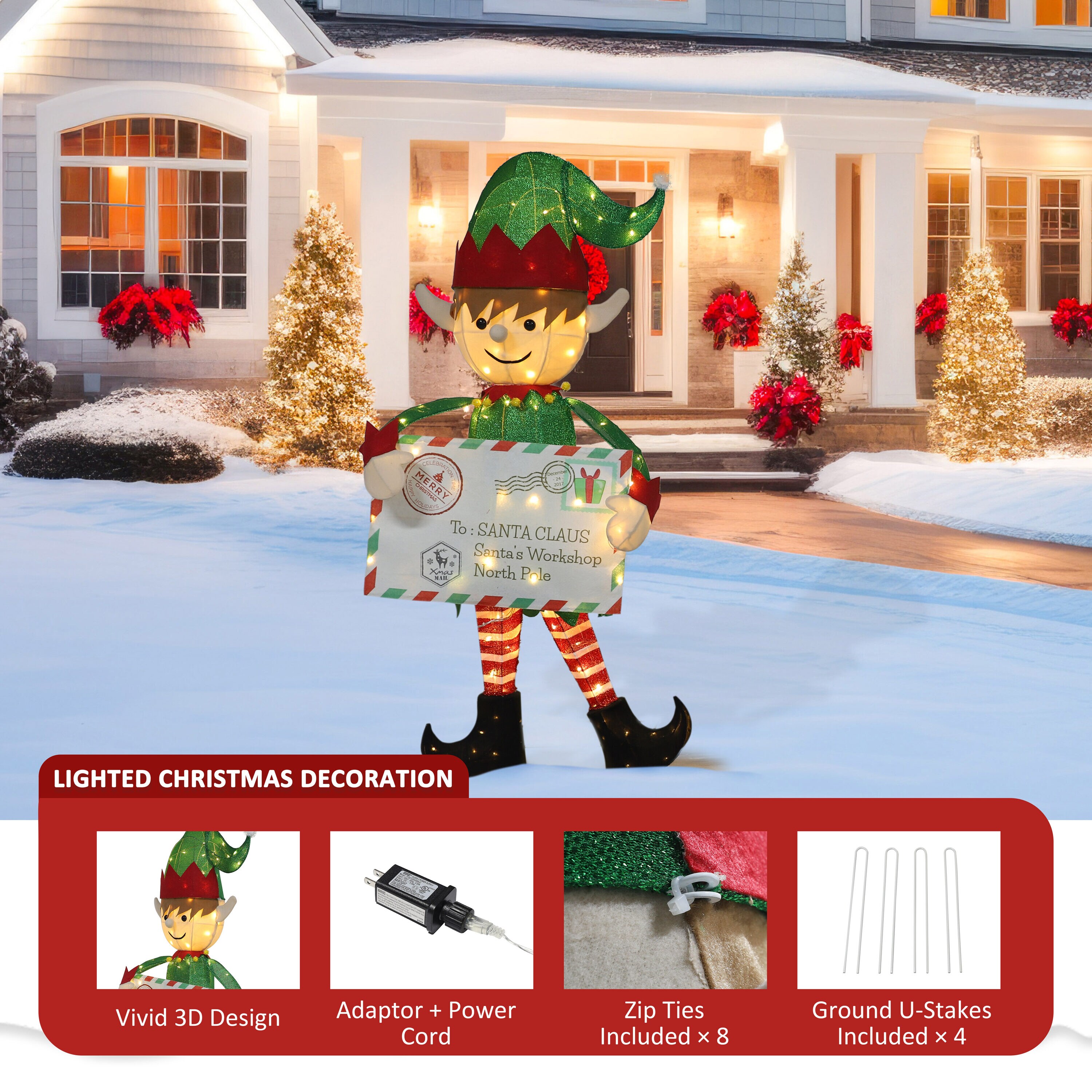 VEIKOUS PG0403-15-01 Outdoor-Christmas-Decor - View #3