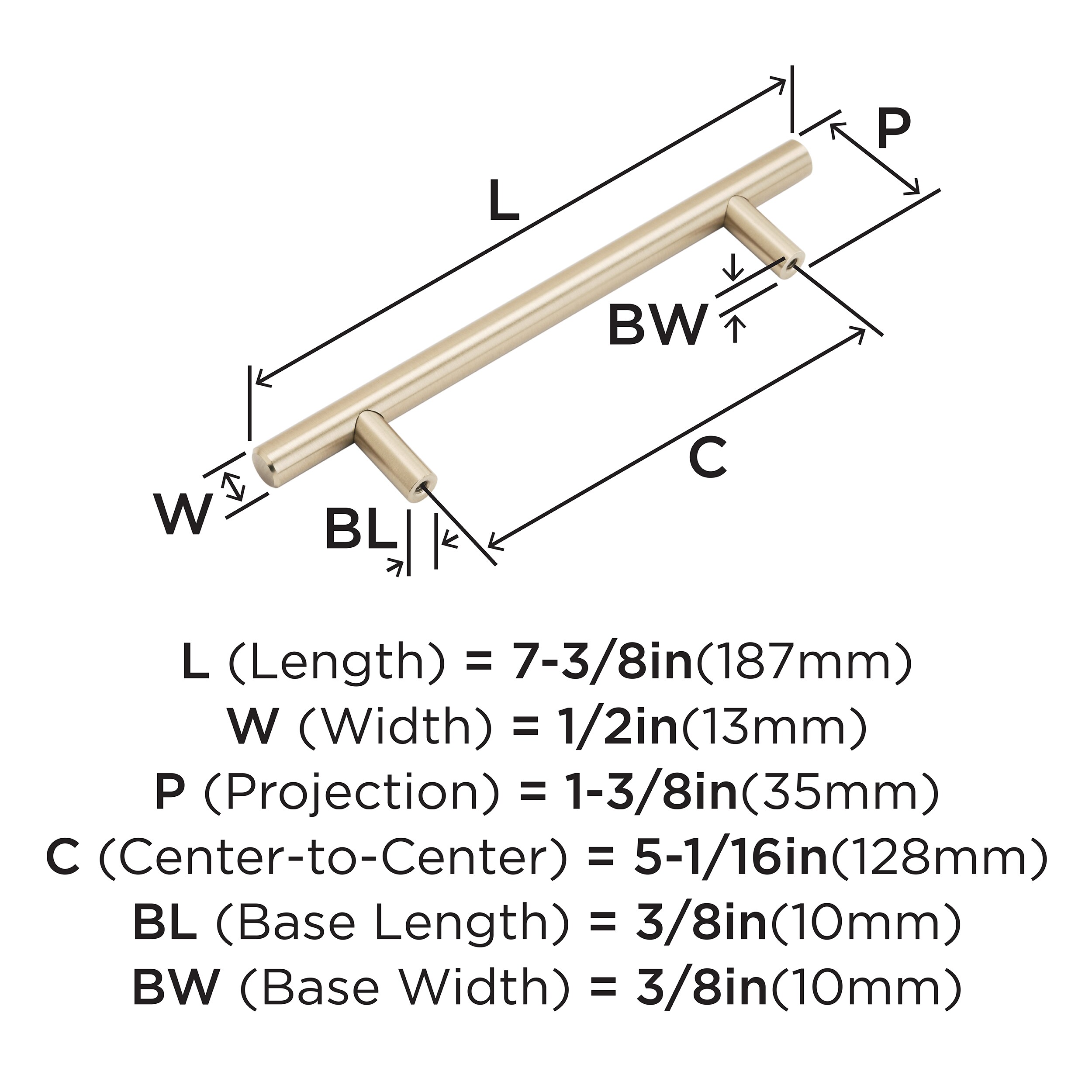 Amerock BP40517CZ Cabinet-Pulls - View #11