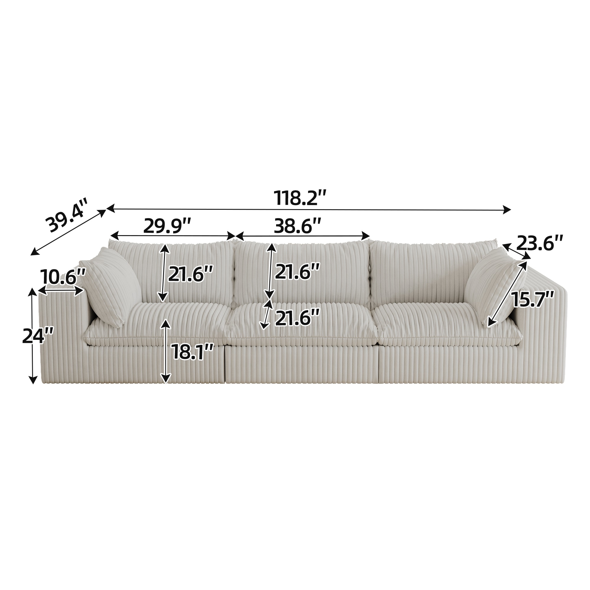 Vynxaria LS0515-W2824S00364 Sofas-Loveseats - View #5