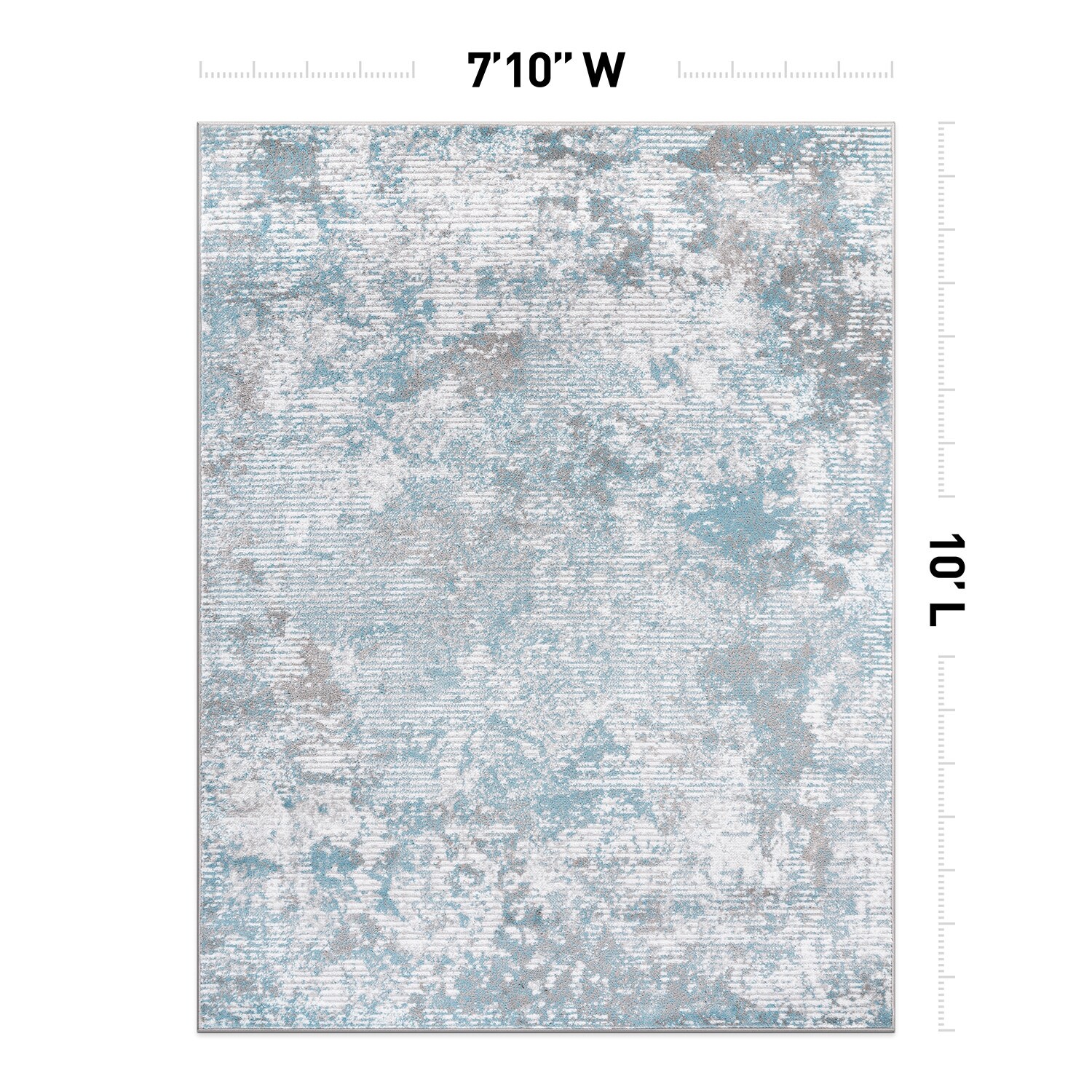 World Rug Gallery 936BLUE8X10 rugs - View #3
