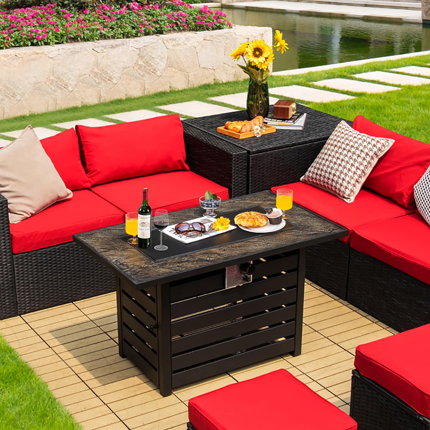 GZMR GZFP-03-A Outdoor-Gas-Firepits - View #4