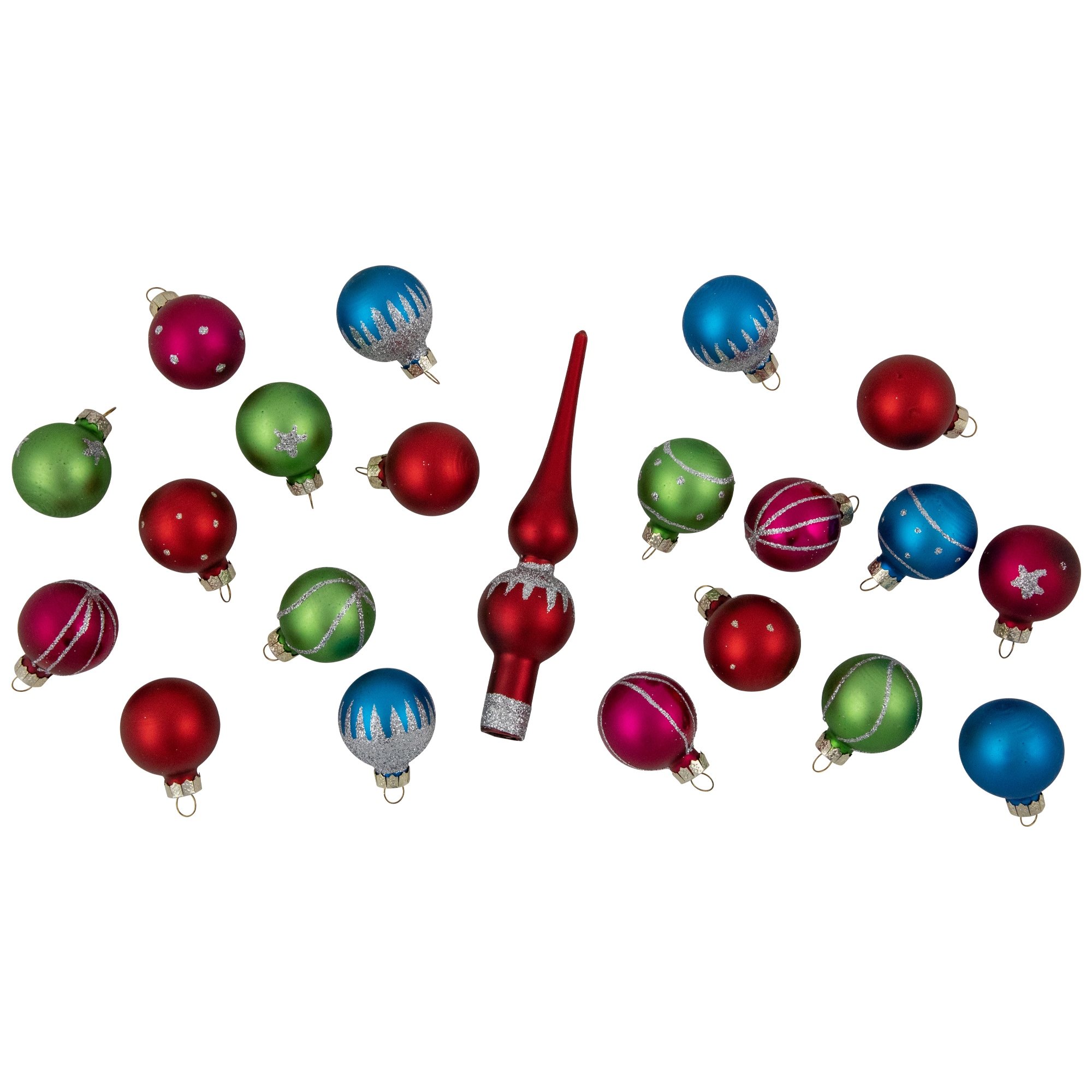 Northlight 34313359 20 -Pack Red Ball Standard Indoor Ornament set
