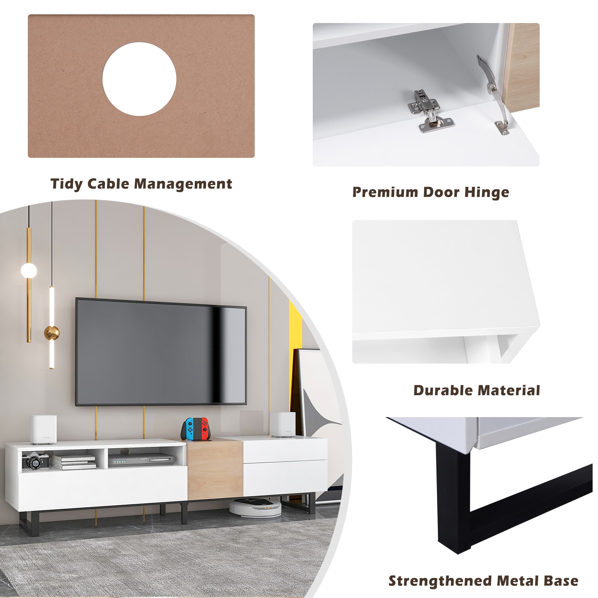 JIMSMAISON JMMRSTS03-W Tv-Stands - View #8