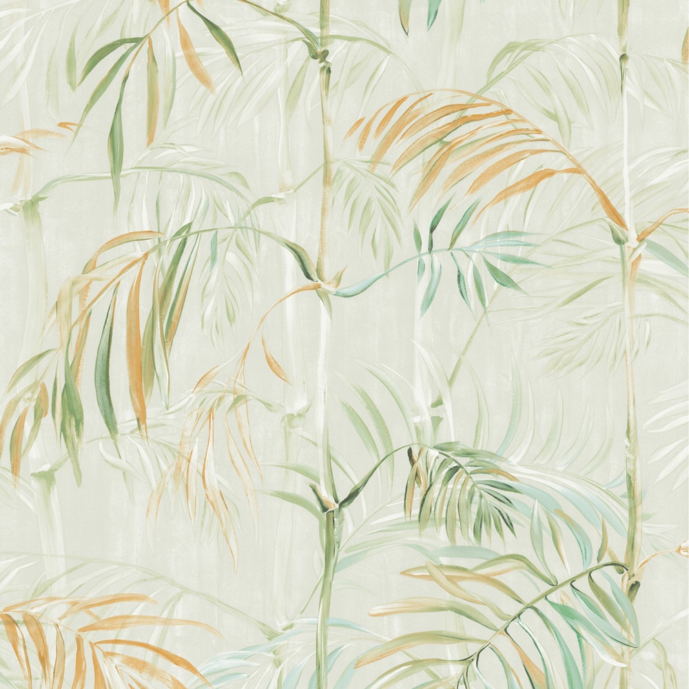 Tempaper BG5128 Bamboo Gardens 56-Sq. Feet Sage Non-woven Ivy/Vines Unpasted Wallpaper