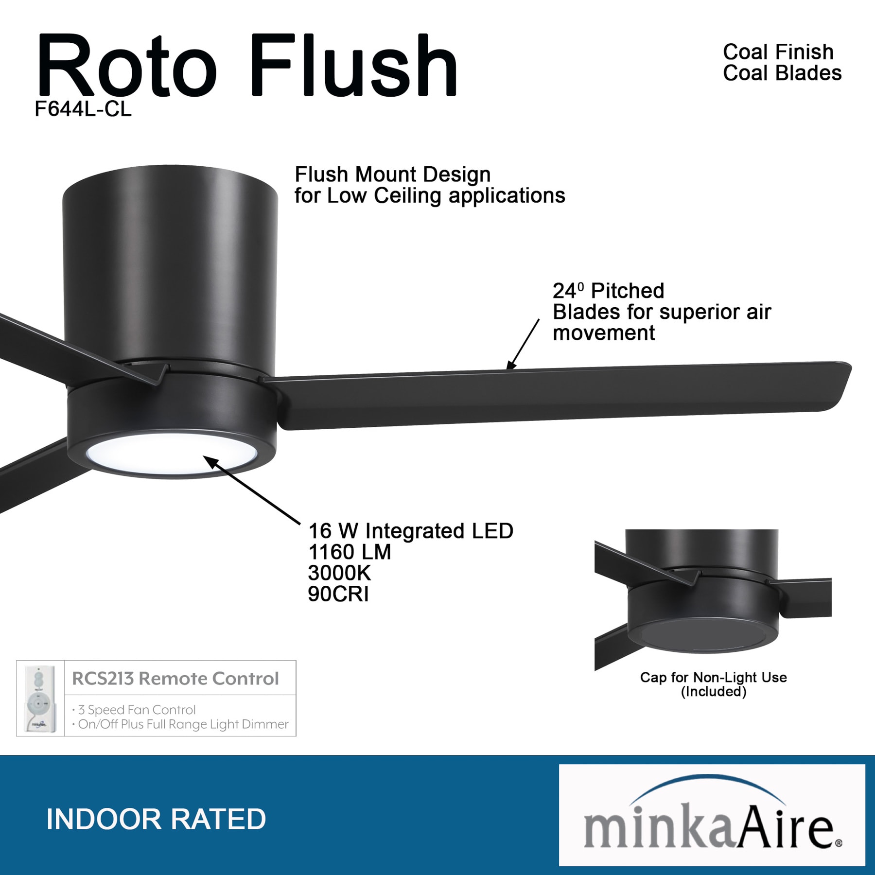 Minka Aire F644L-CL Ceiling-Fans - View #4