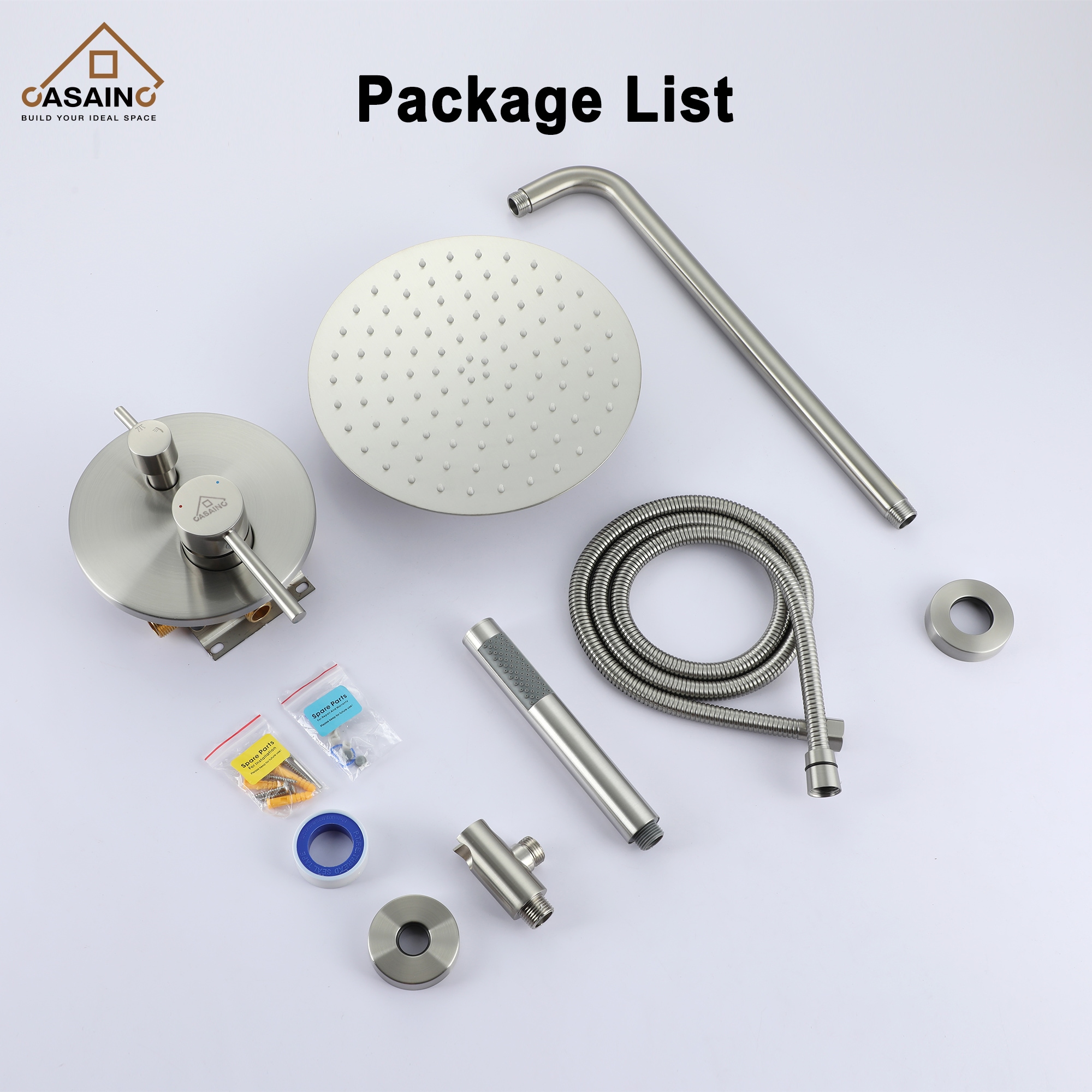 CASAINC CS3562-BN Showerhead-Bar-Panels - View #7