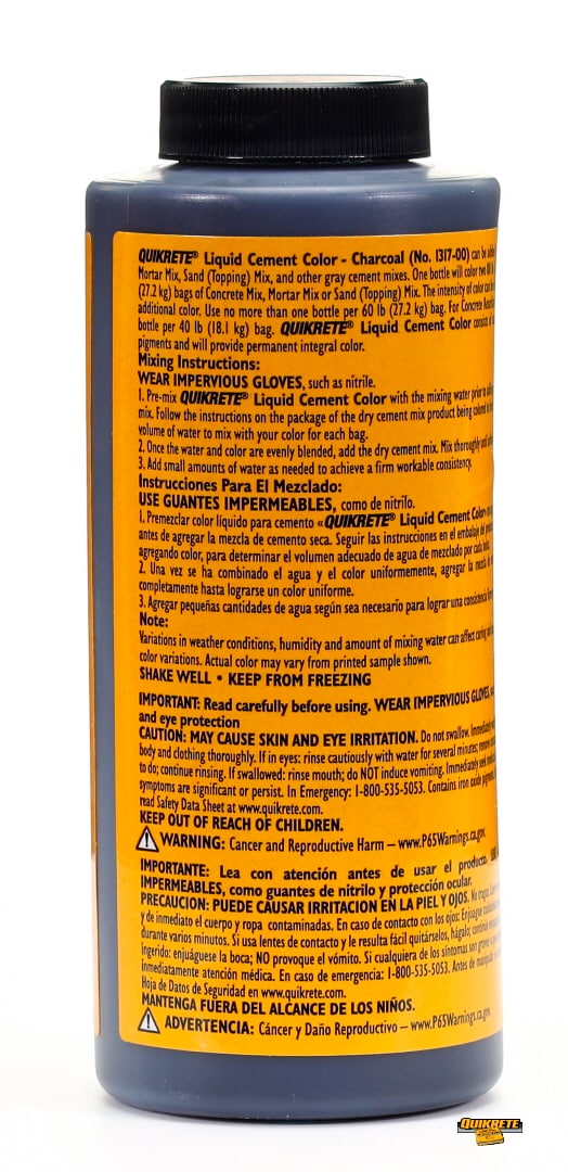 QUIKRETE Liquid Cement 10-fl oz Charcoal Colorant