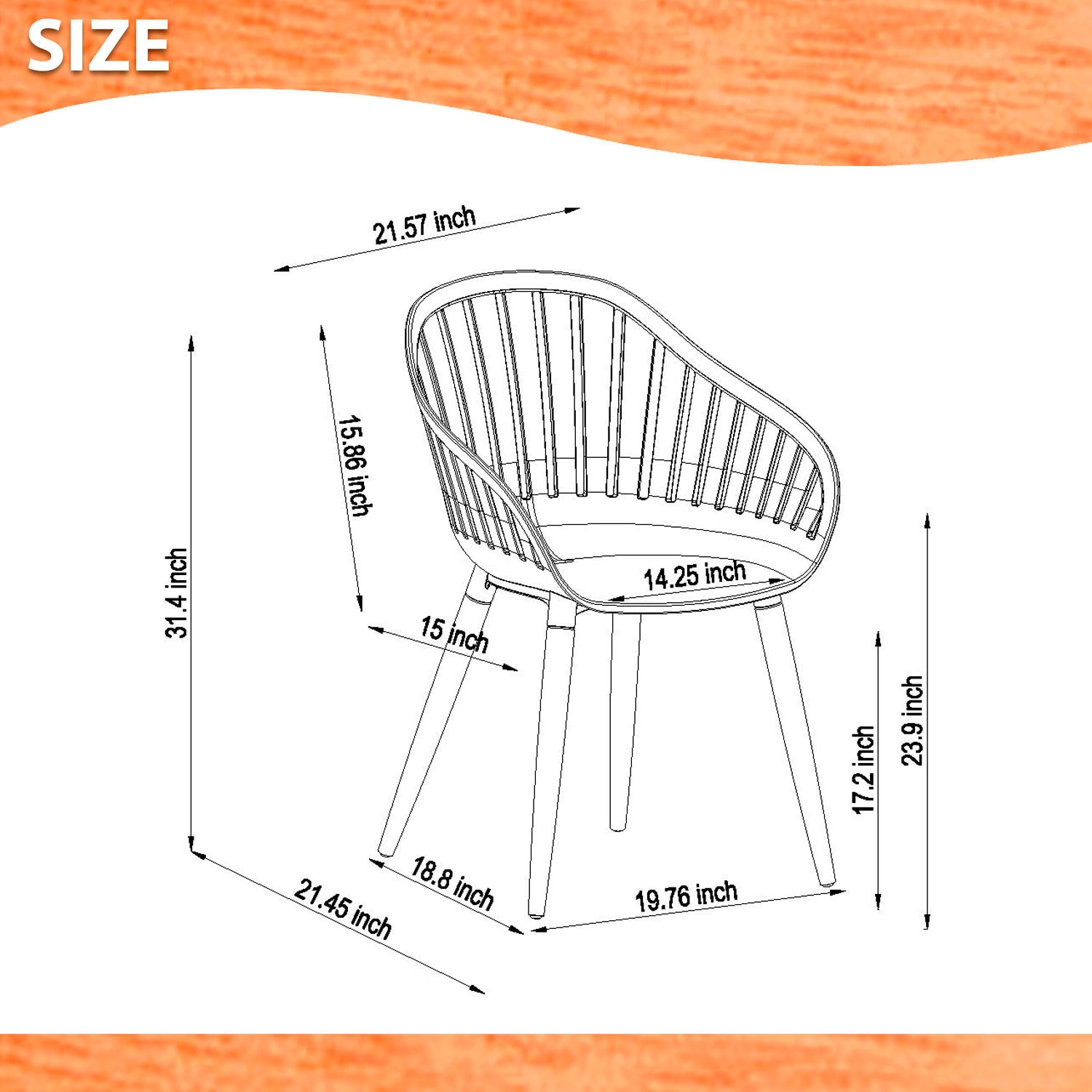 Amazonia LWORL-6CANALBK Patio-Dining-Sets - View #8