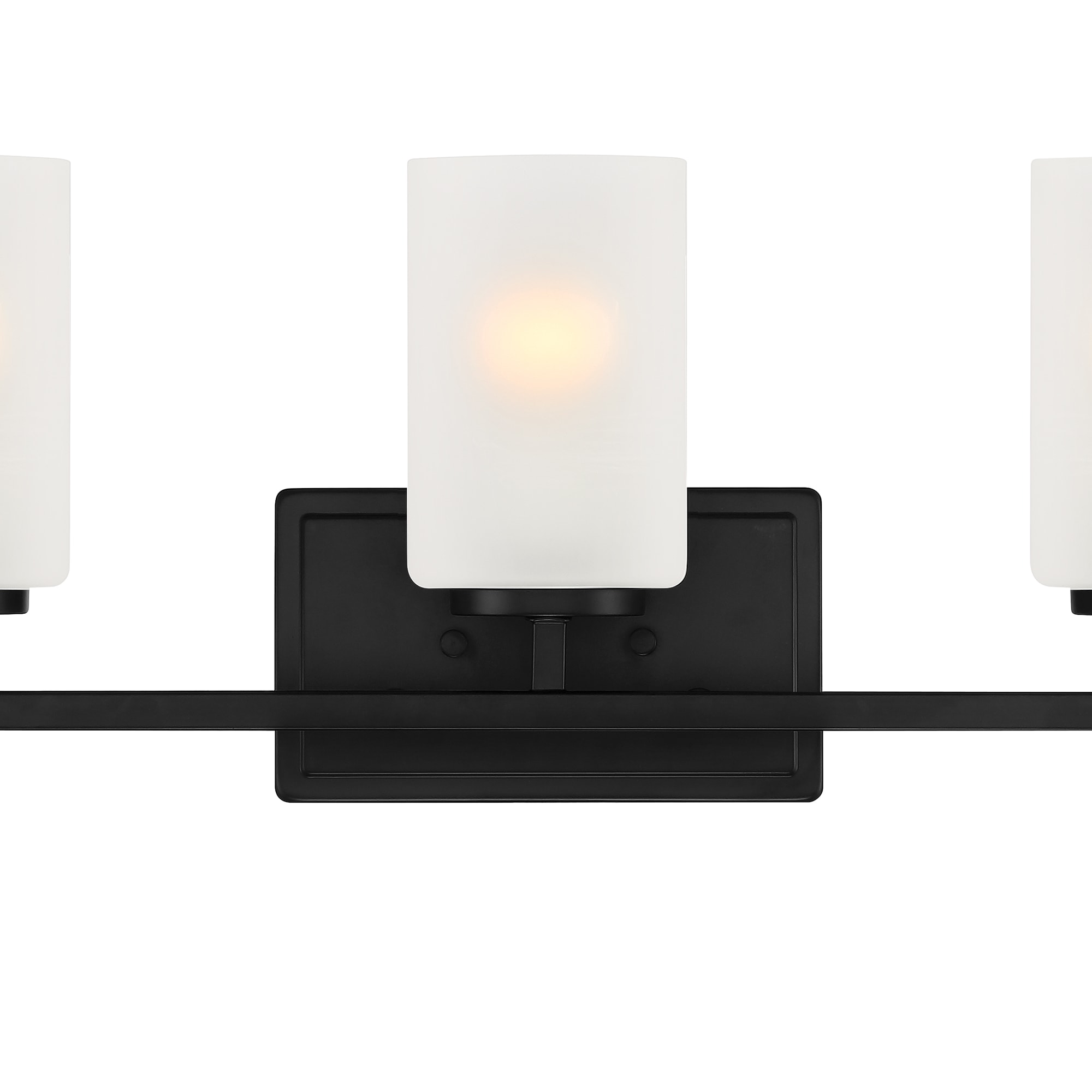 Matte Black 21" Modern Bathroom Vanity Light