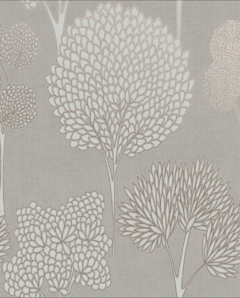 Graham & Brown 105826 Highland 56-Sq. Feet Natural Vinyl Textured Ivy/Vines Unpasted Wallpaper