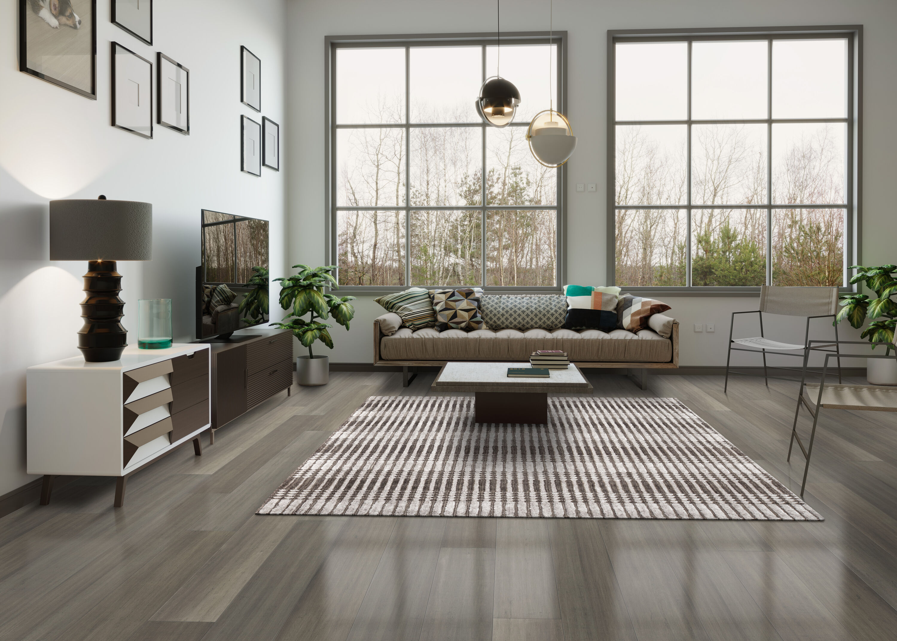 CALI Bamboo (Engineered) Regatta Bamboo 5-5/16-in W x 9/16-in T x 72-in  Smooth/Traditional Water Resistant Engineered Hardwood Flooring (21.5-sq  ft) at
