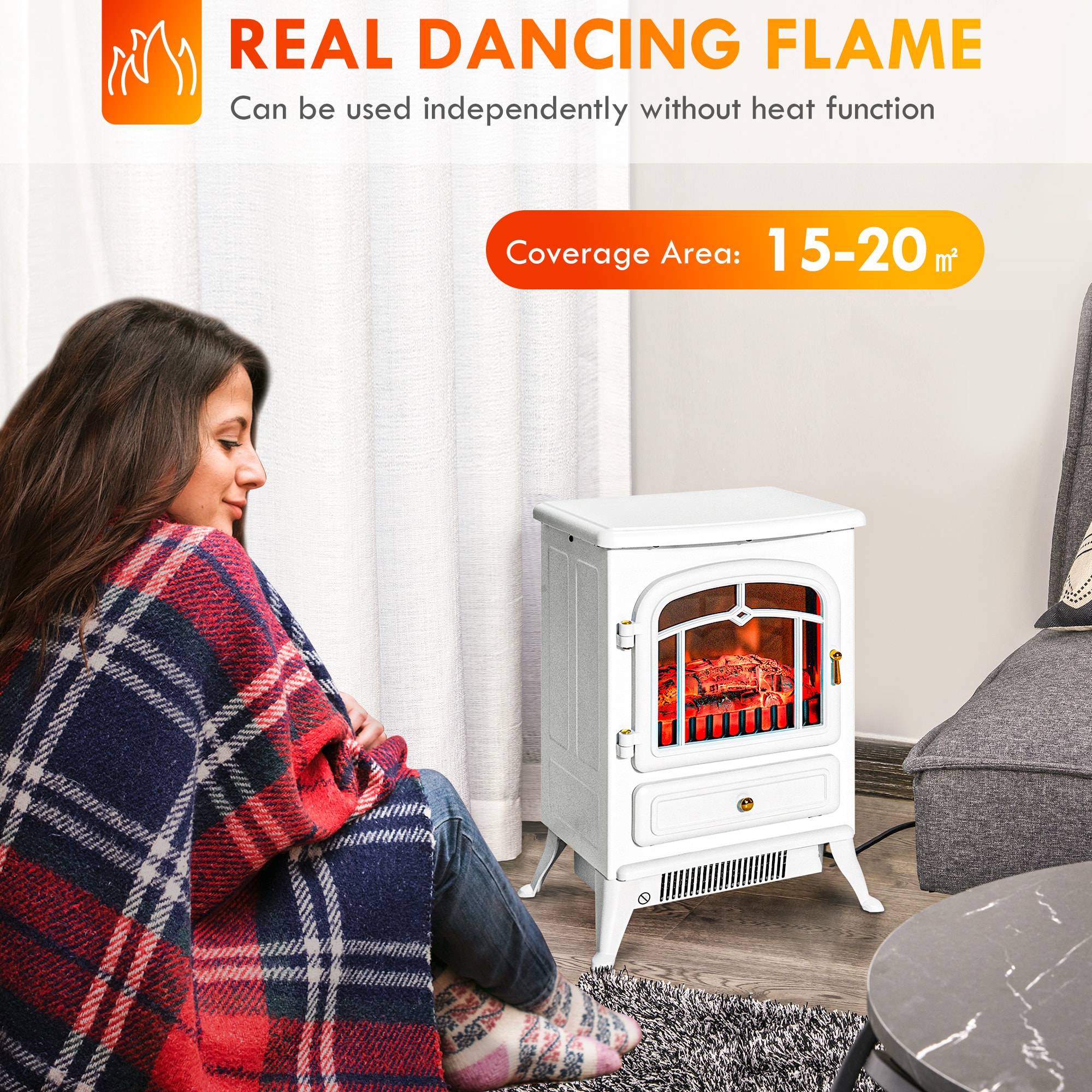 Mondawe MO-AB24800 Electric-Fireplaces - View #2